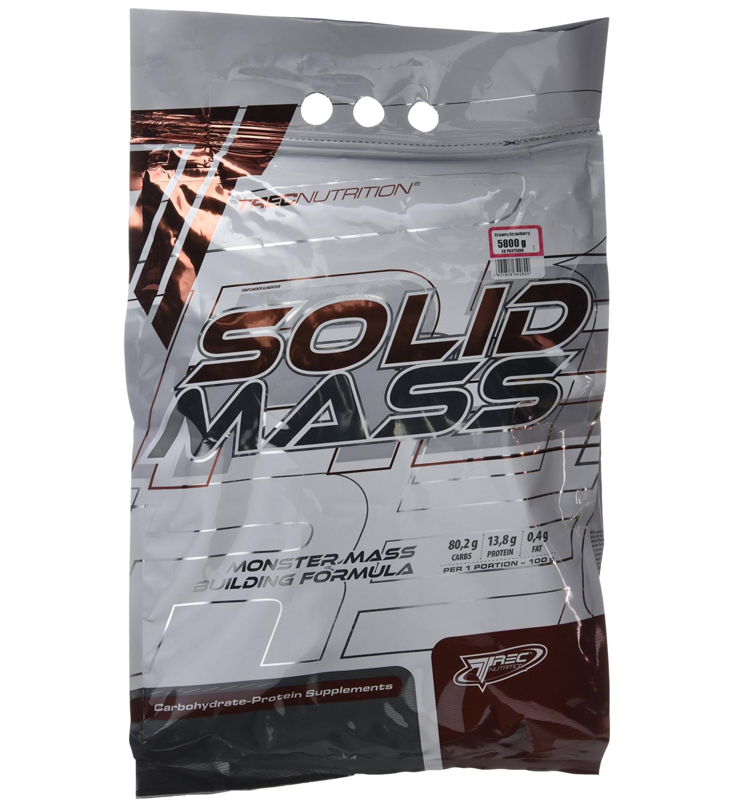 Trec Nutrition Solid Mass Strawberry 5800g 1g - Buy Online on GoSupps.com