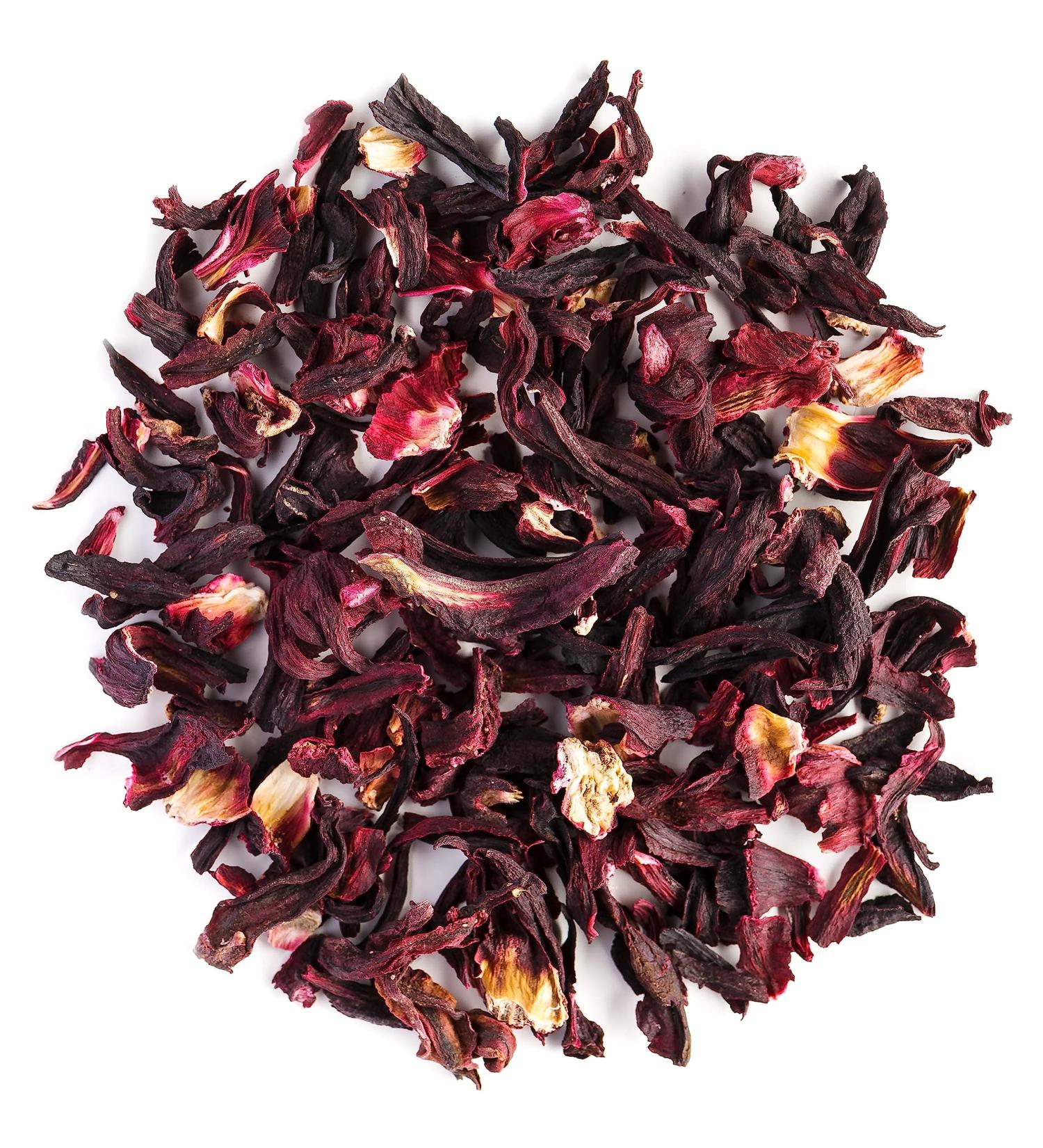Organic Hibiscus Flower Tea - Sweet & Tart Herbal Blend | 100g Pack - Buy Online on GoSupps.com