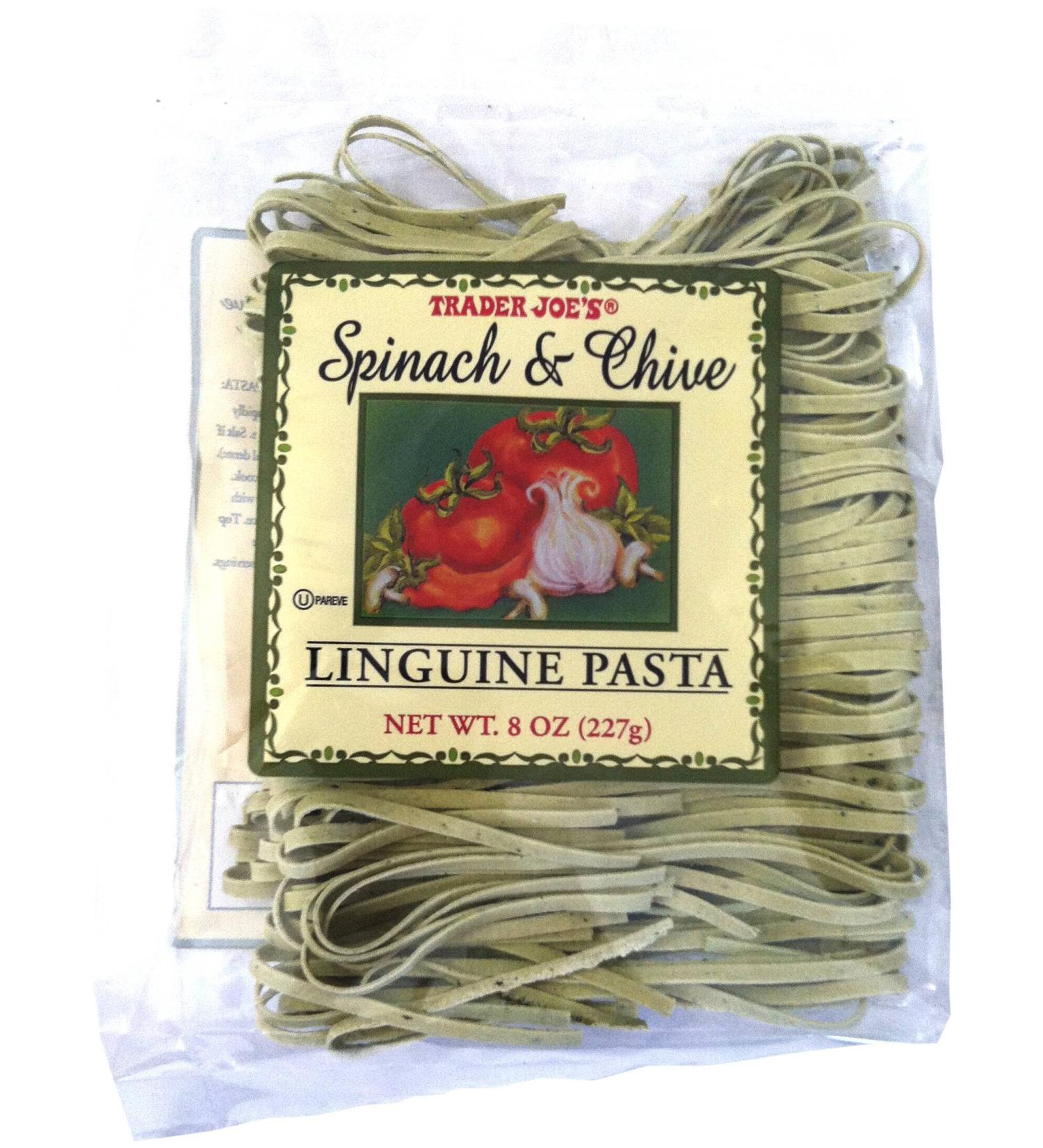 Trader Joe's Spinach and Chive Linguine Pasta - Delicious Pasta with a Twist! - Buy Online on GoSupps.com