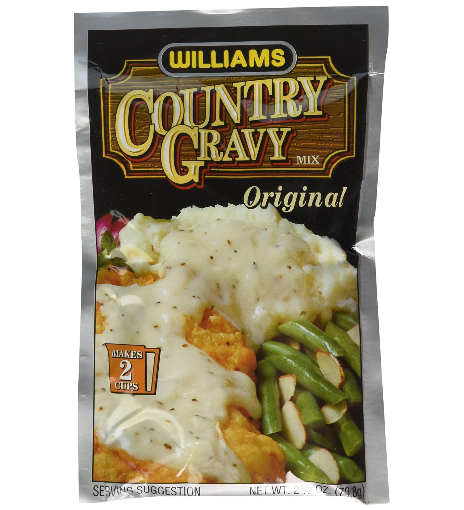 Williams Country Gravy Mix 2oz (Pack of 12) - Delicious and Convenient Gravy Mix - Buy Online on GoSupps.com