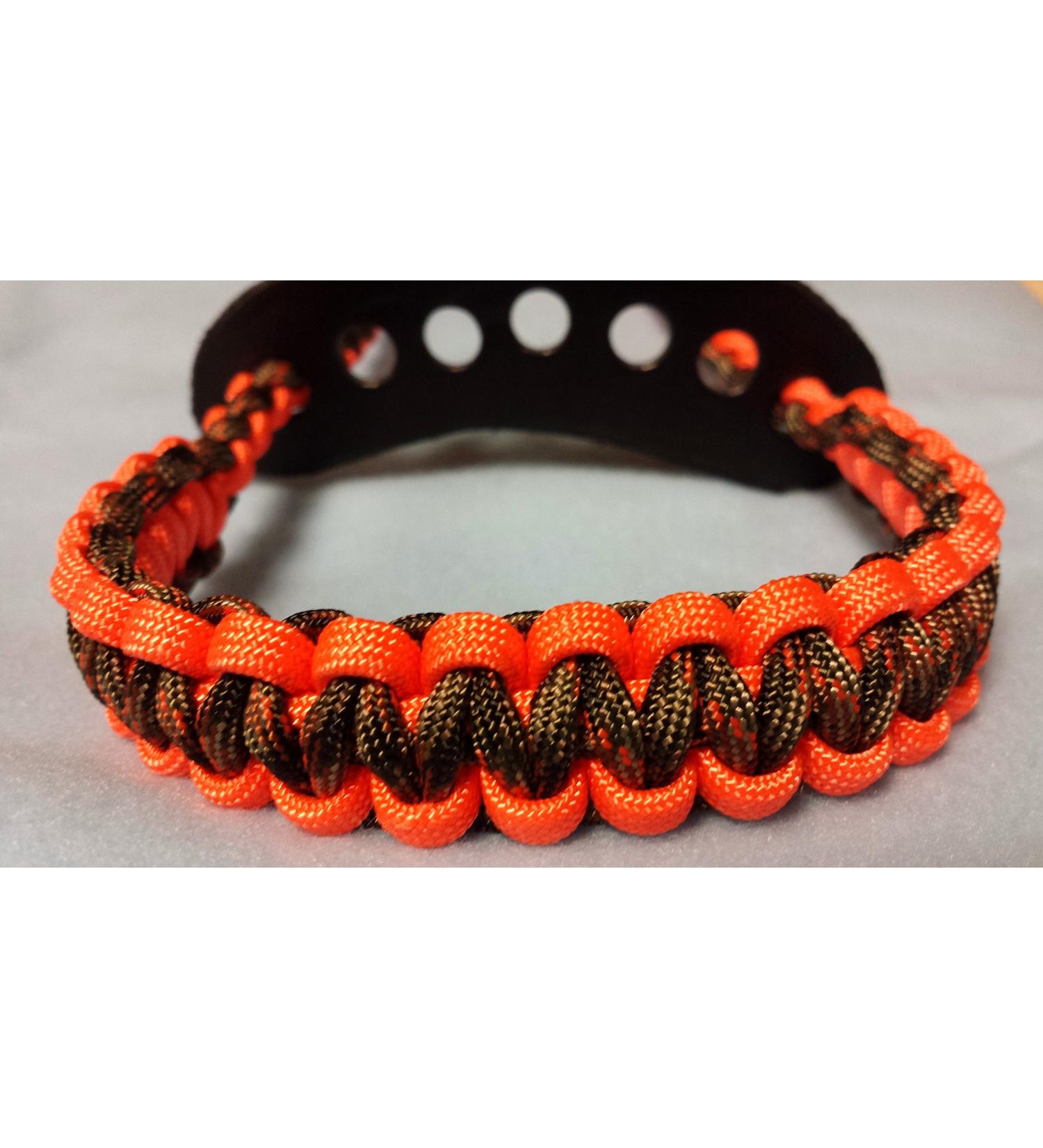 Muddy River Gear Archery Bow Wrist Sling Orange and Treestand Camo