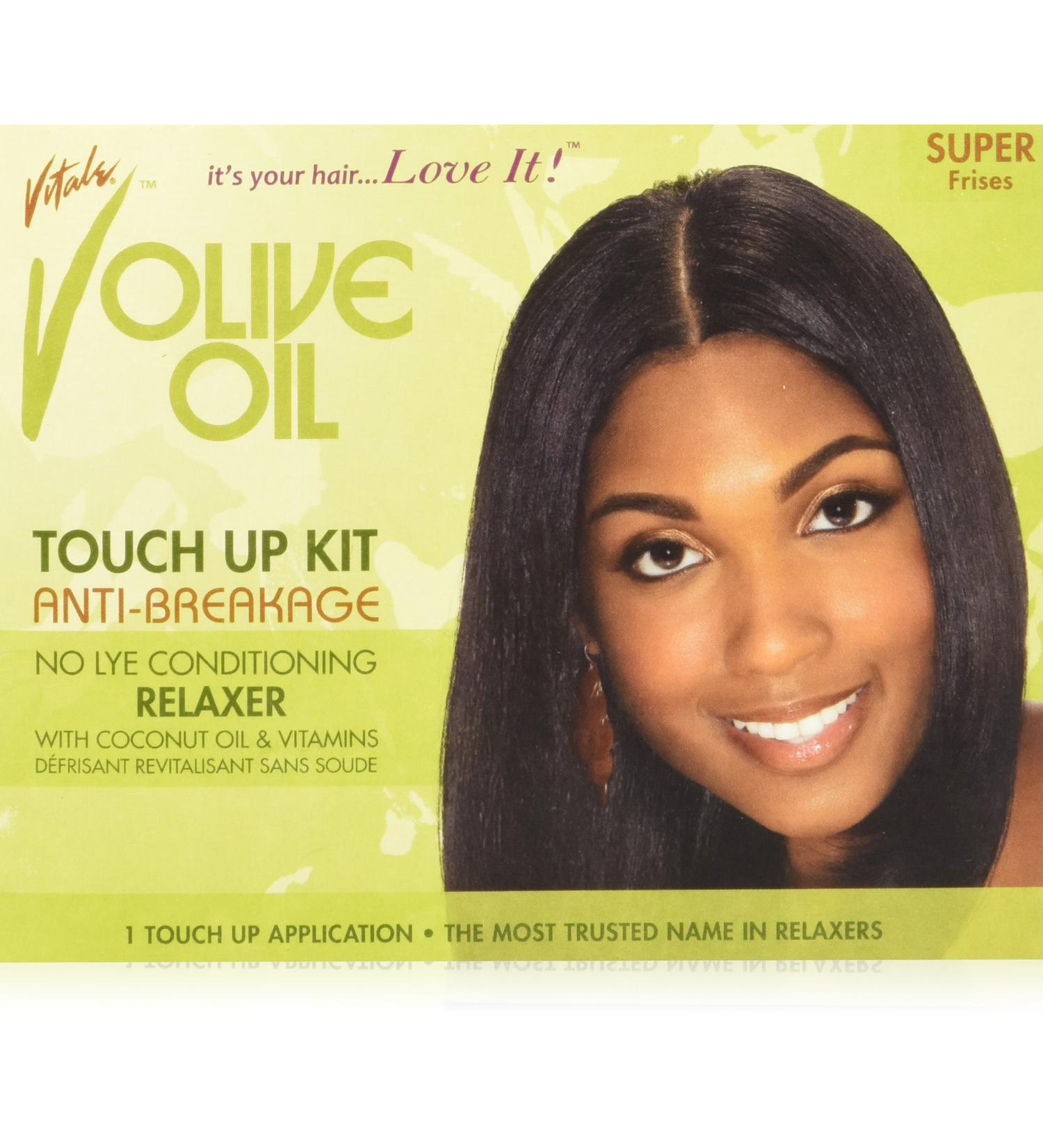 Vitale Olive Oil Touch Up Kit - Conditioning No-Lye Relaxer System | Super | 1 Count - Shop Internationally - Buy Online on GoSupps.com