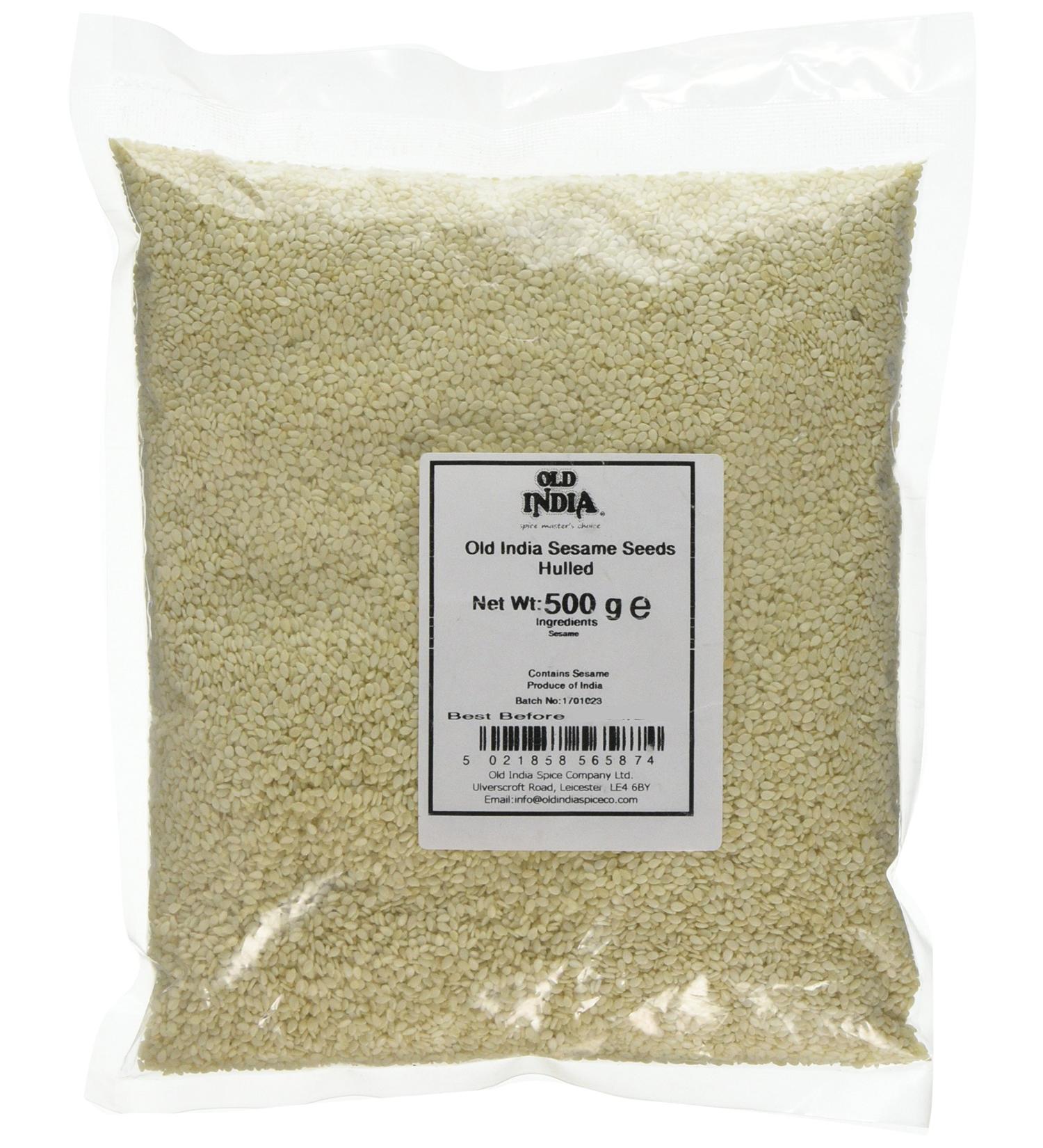 Old India Sesame Seeds Hulled 500 g - Buy Online on GoSupps.com