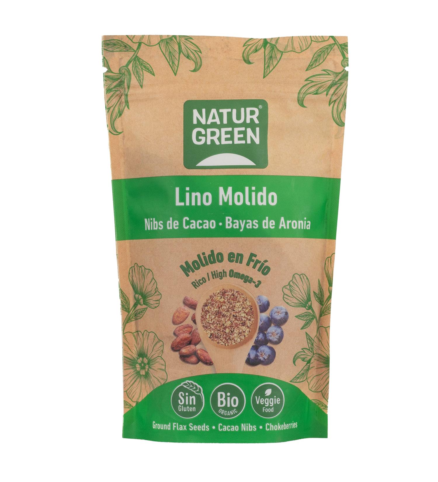 SEMILLAS LINO NIBS COCOA ARONIA 225 GR - Buy Online on GoSupps.com