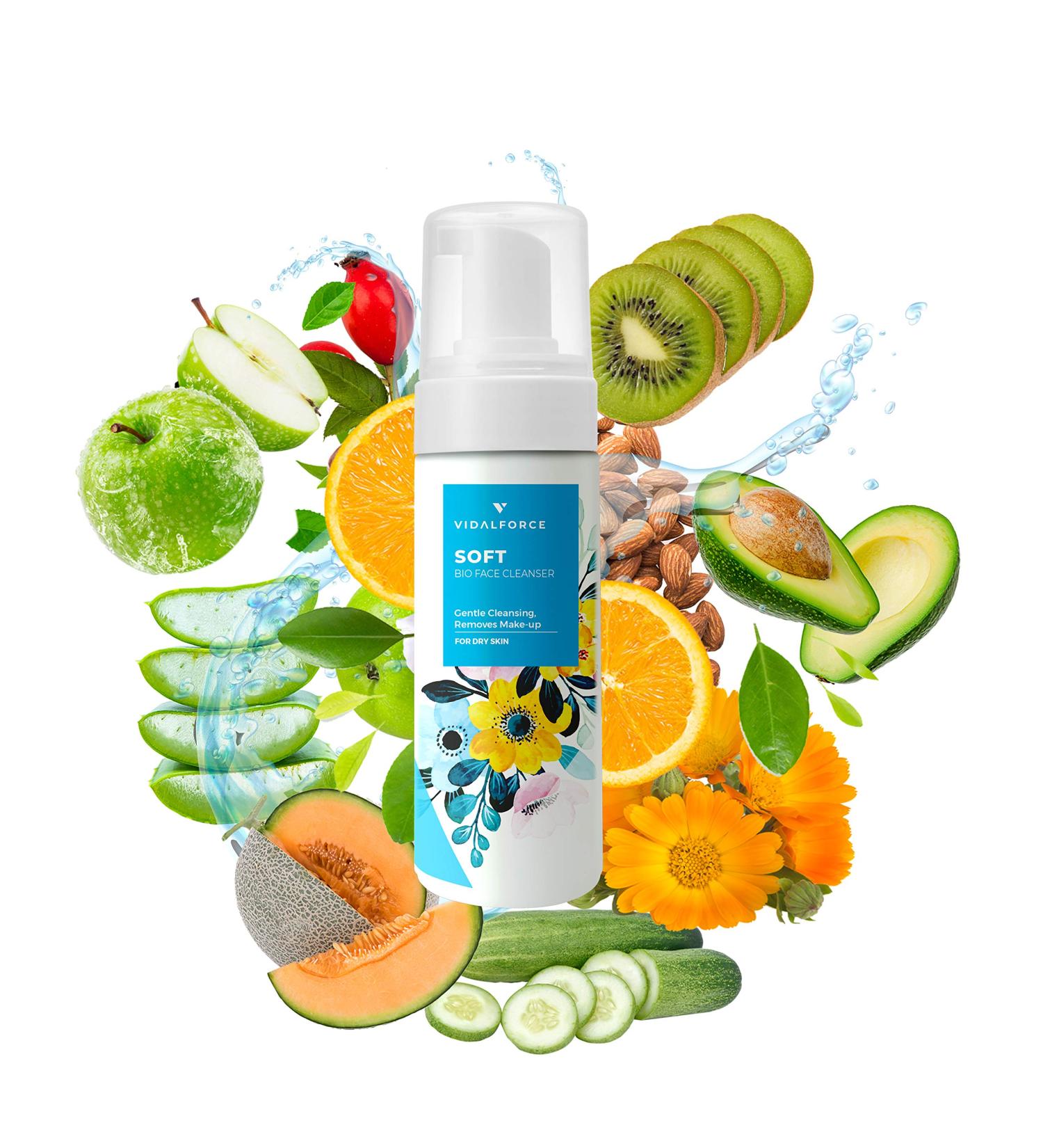 SOFT MOUSSE. Facial cleanser for I Dry or Normal skin I Pore blackhead and makeup remover. Natural facial scrub and facial peel. Treats acne - Buy Online on GoSupps.com