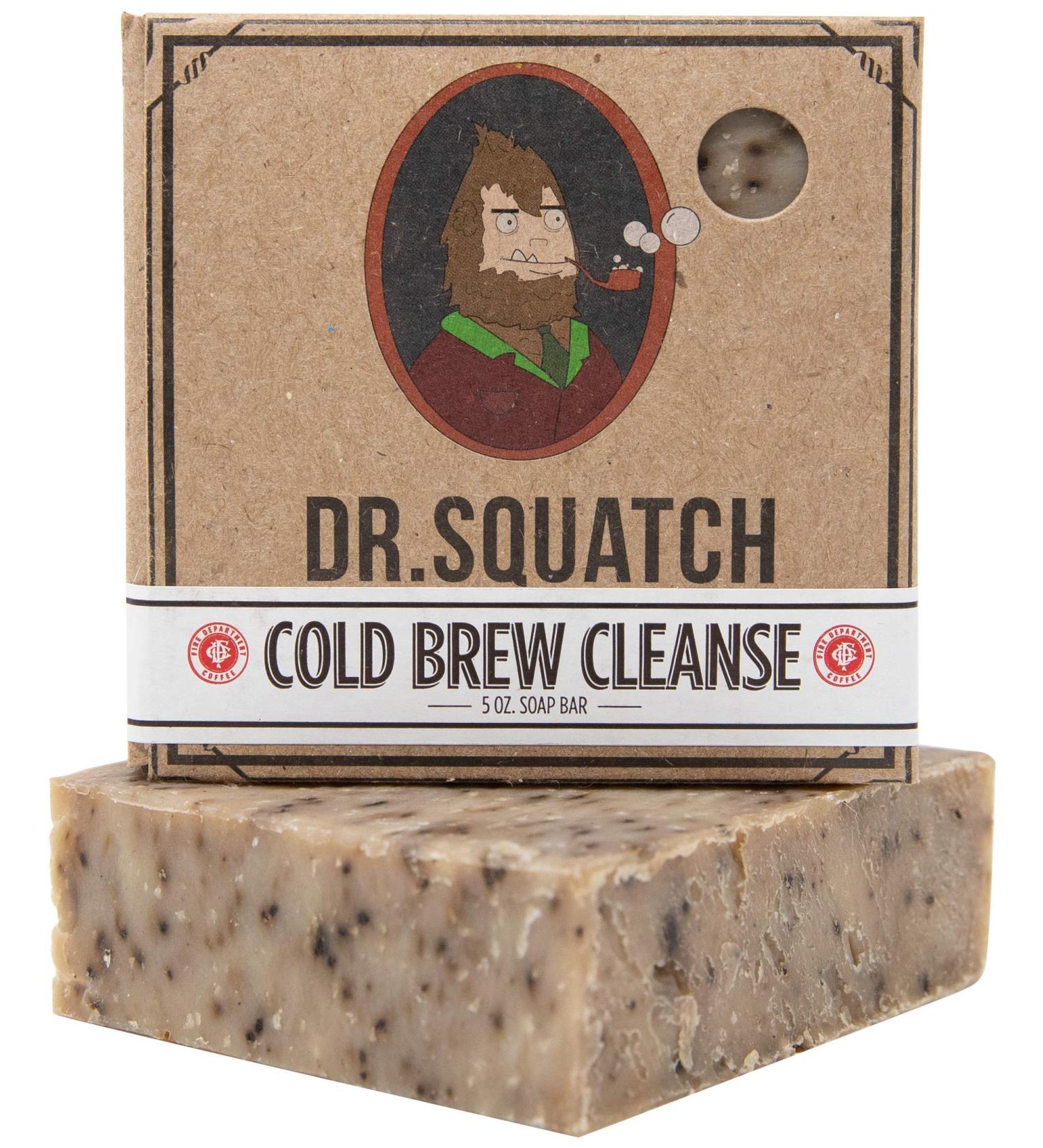 Shop Dr. Squatch Cold Brew Cleanse Coffee Soap Bar Organic Handmade Soap with Shea Butter Salt and Premium Coffee Beans International Shipping Available - Buy Online on GoSupps.com