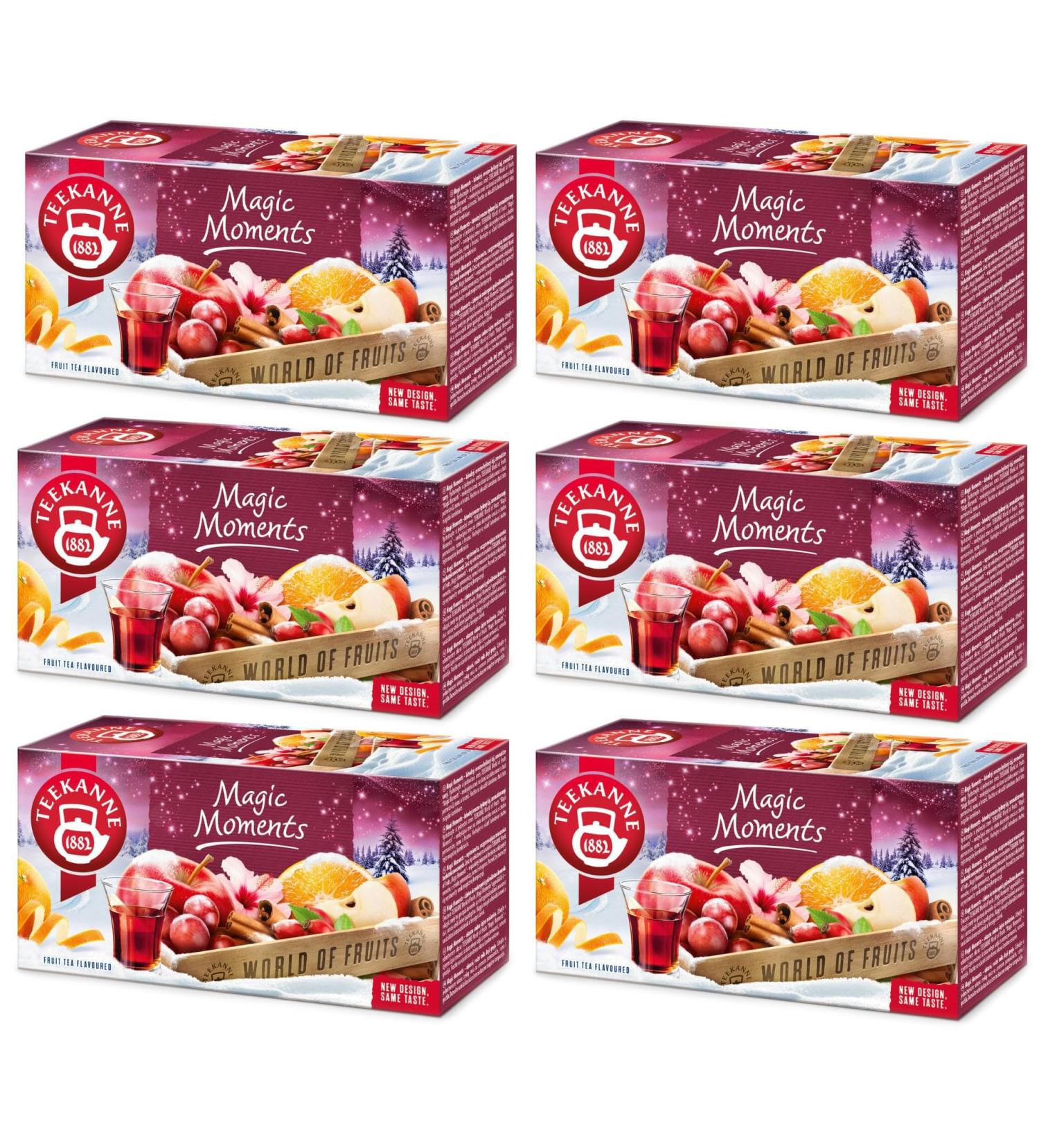  DEKOND Teekanne Magic Moments Orange and Grape Flavored Tea with Rum 6 x 50g - Buy Online on GoSupps.com