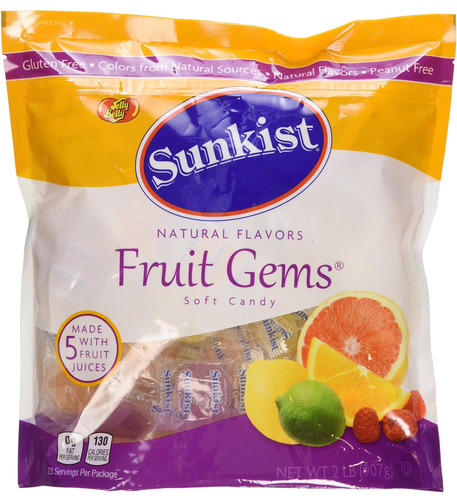 Sunkist Fruit Gems 32oz (2lb) | Individually-Wrapped | Shop Now - Buy Online on GoSupps.com