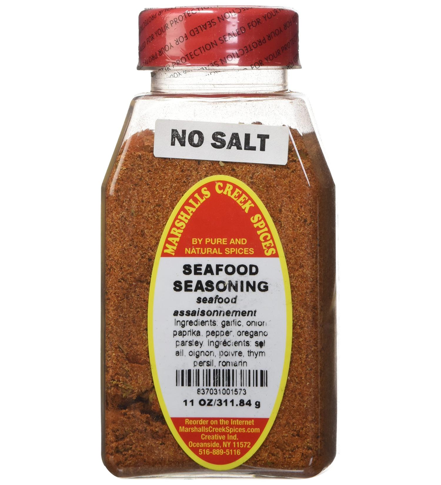 Marshalls Creek Spices Seafood Seasoning No Salt 11 Ounce - Buy Online on GoSupps.com