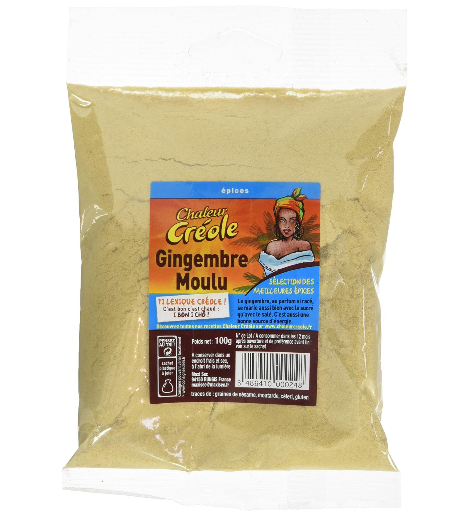 Heat Creole Ginger Ground 100 g - Pack of 5 - Buy Online on GoSupps.com