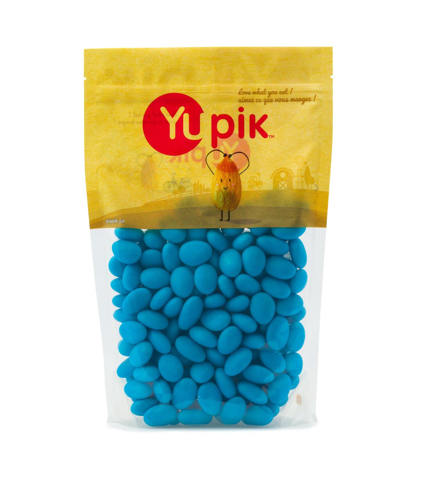 Yupik Blue Confetti Candy Coated Almonds 1 kg 6 Count Almonds in Sugar Coating Hard Candy Shell Sweet Nuts Dragee Confectionary Decorative Candy Snack & Gift for Parties Weddings 6 kg