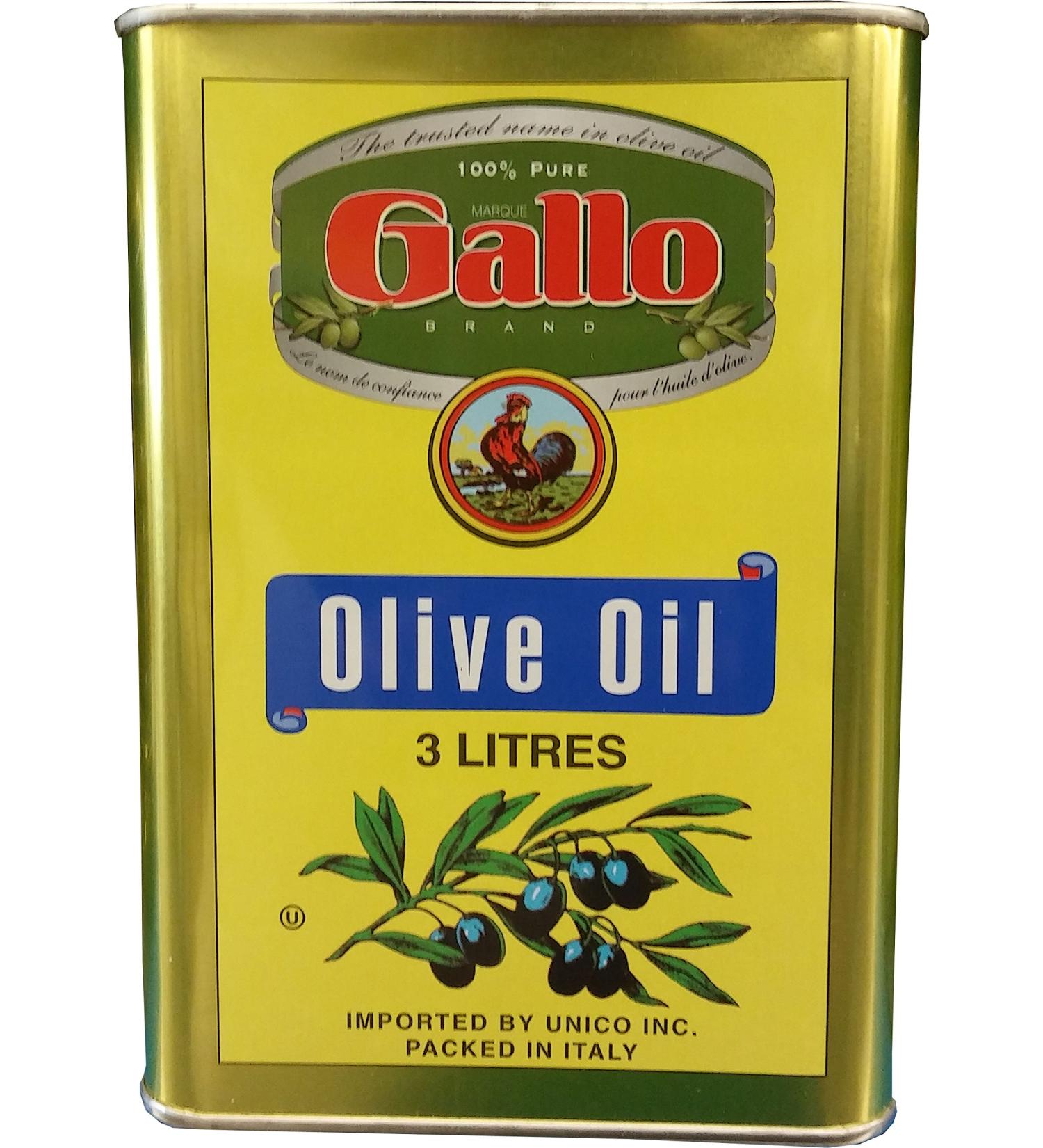 GALLO Olive Oil Tin 1 Count