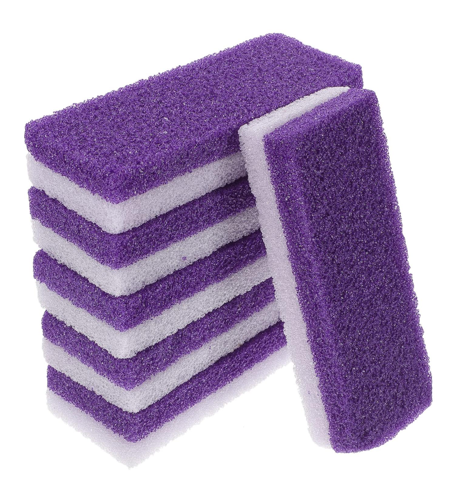 Healifty 6pcs Pumice Stone Callus Remover Foot Care Kit - Purple | Pedicure Exfoliator Scrubber for Hard Skin | 6 Count - Buy Online on GoSupps.com