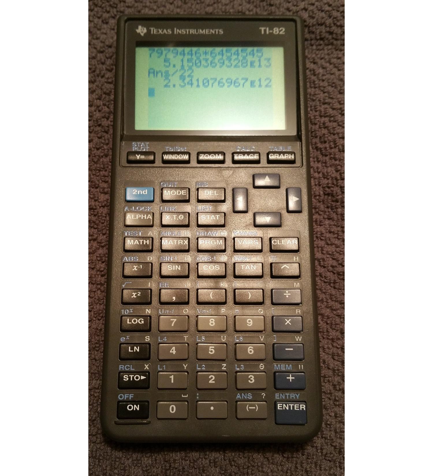 Texas Instruments TI-82 Graphing Calculator - Buy Online on GoSupps.com