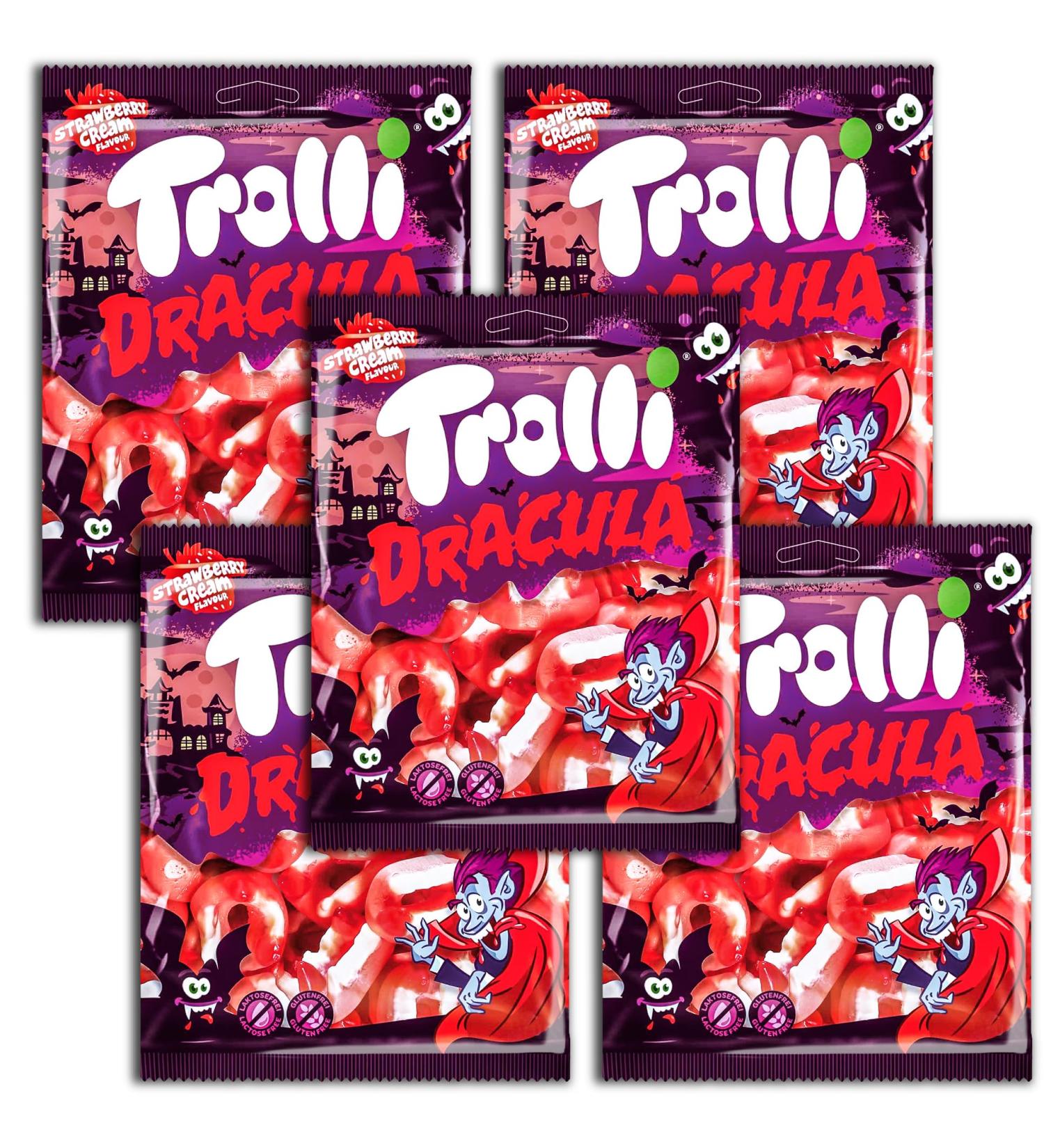 Trolli Lot of 5 Dracula Trolls 5 x 150 g