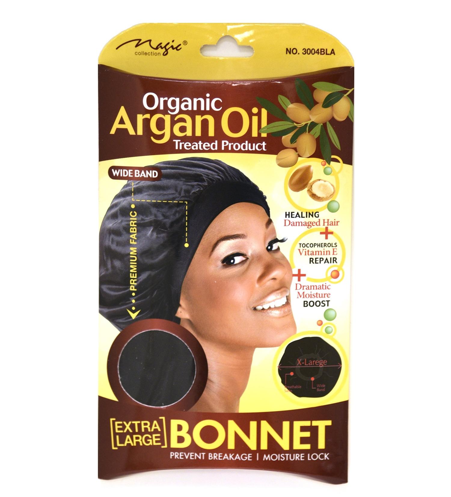 Organic Argan Oil Extra Large Bonnet By Magic Collection