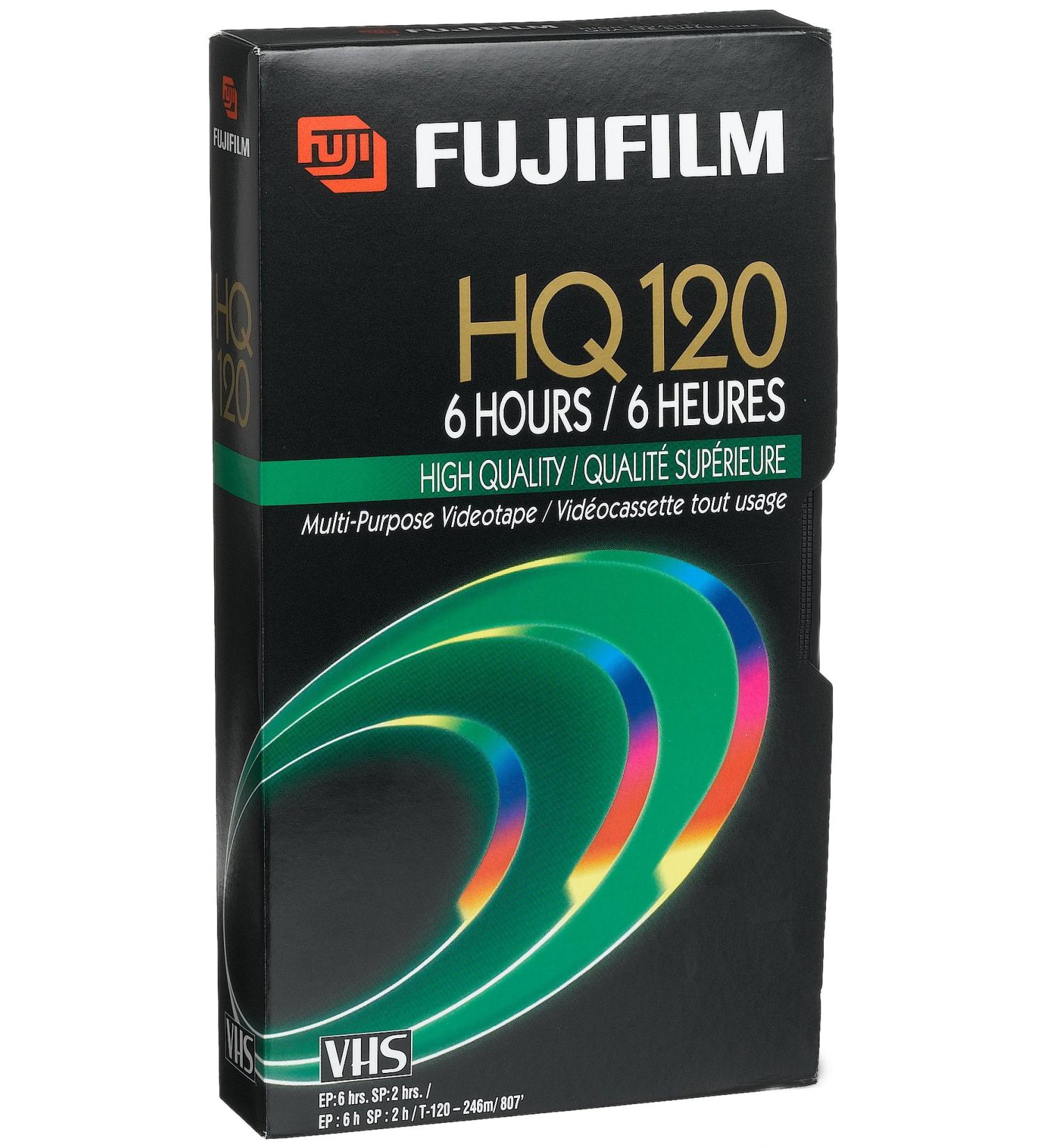 Fuji 23021121 HQ T-120 VHS Video Cassette (Discontinued by Manufacturer)