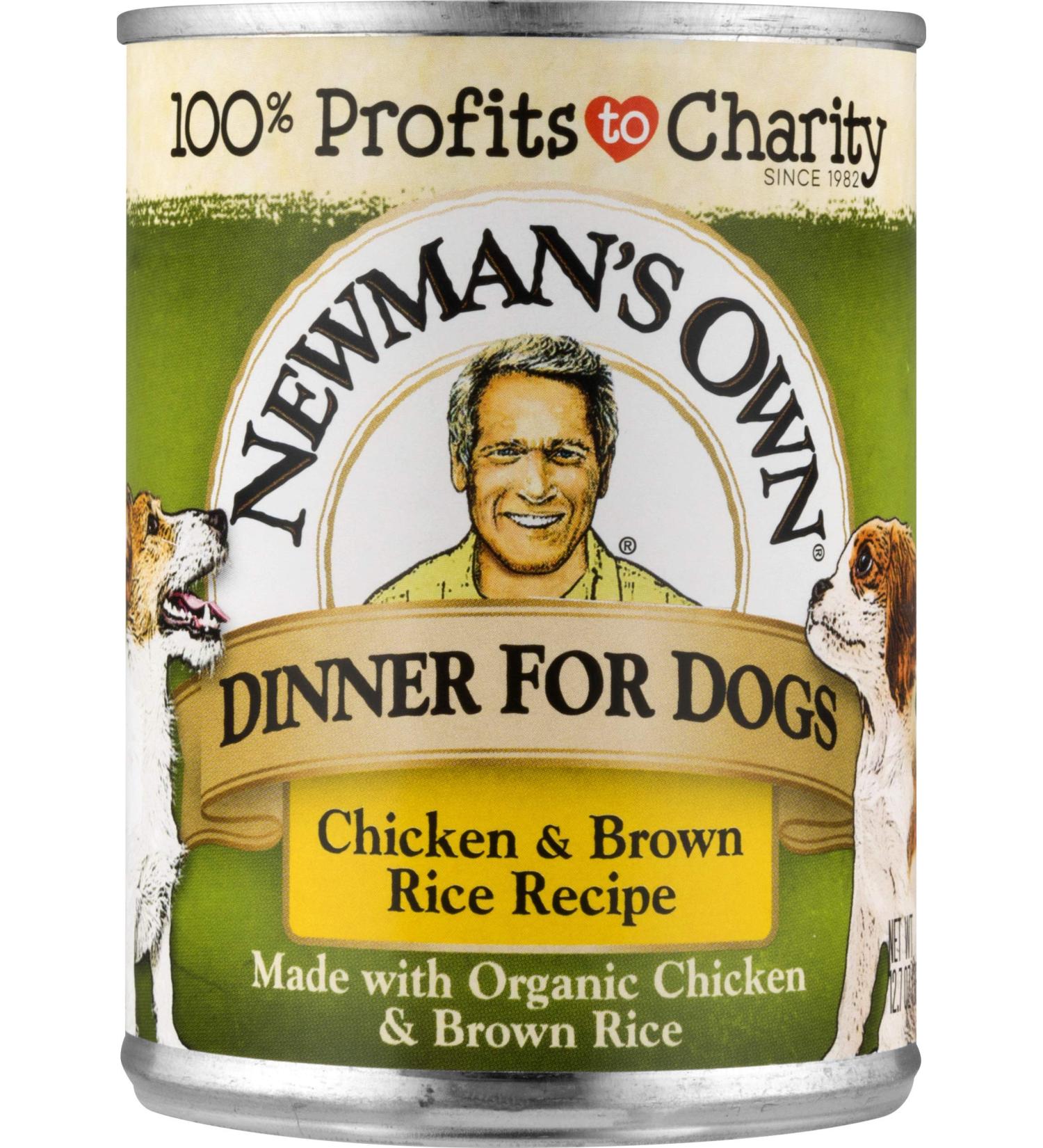 Newman's Own Dinner for Dogs Chicken & Brown Rice 12.7 Ounce (Pack of 12)
