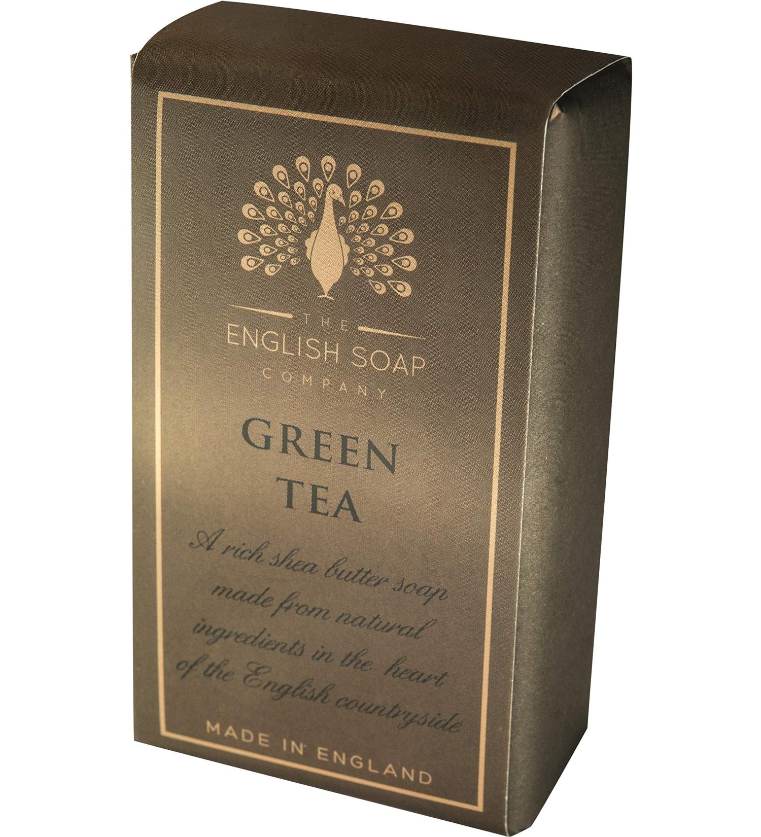 Buy English Soap Company Pure Indulgence Green Tea Shea Butter Soap 200g - Natural Luxury | International Shipping Available - Buy Online on GoSupps.com