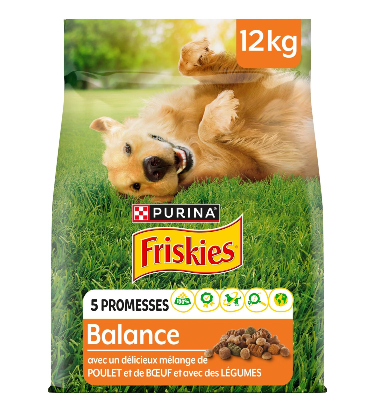 FRISKIES Balance Chicken Vegetable Dog Food 12KG - Buy Online on GoSupps.com