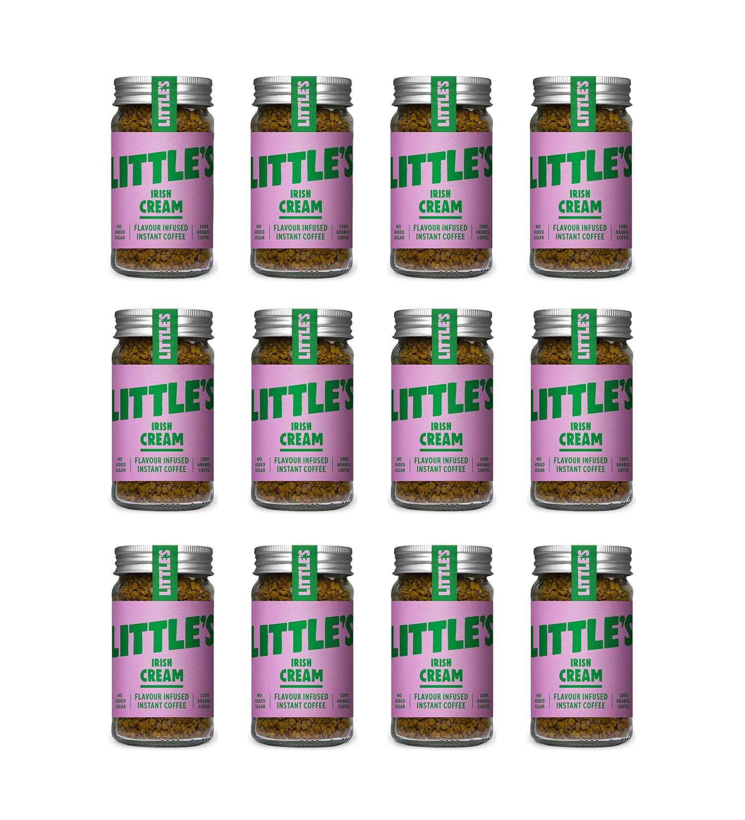 Little's Irish Cream Infused Instant Coffee - 50g (Pack of 12)