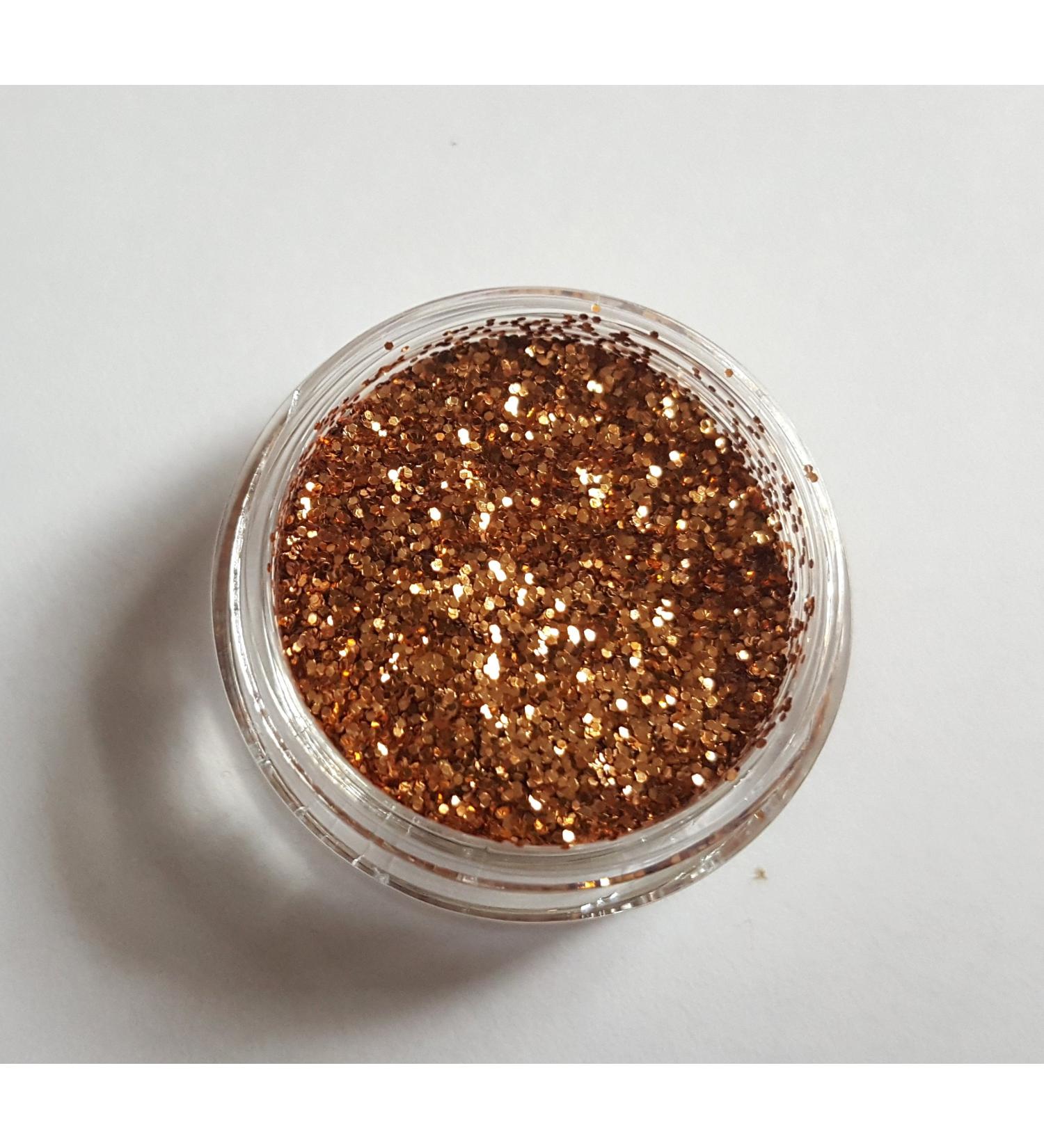 New Nail Art Glitter in Copper Glitter Powder Glitter 3g Jar Insert for Incorporation into Gel Nails Nail Design