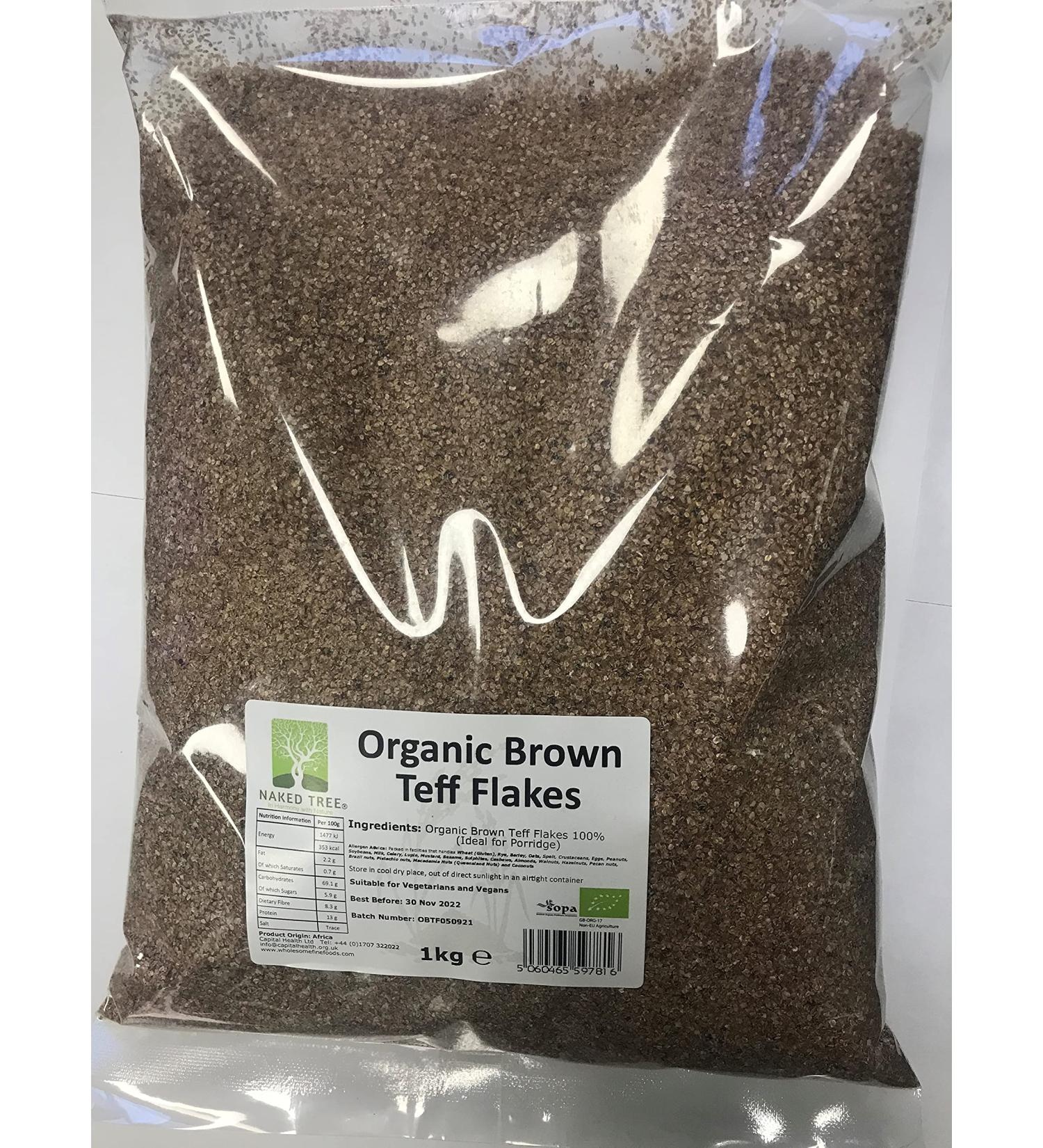 Naked Tree Organic Teff Flakes 1kg