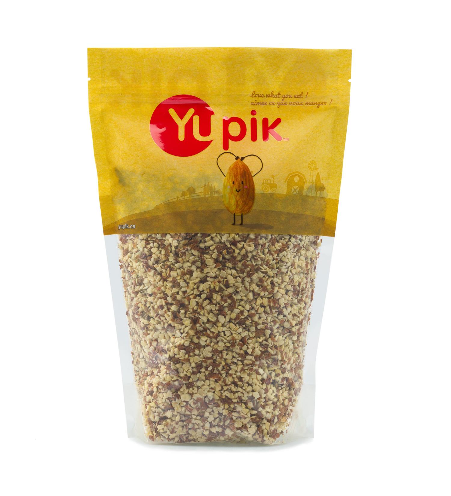 Yupik Diced California Almonds 1Kg with Skins Unblanched Gluten-Free Kosher Raw Good Source of Protein Fiber Iron & Calcium Low in Carb 1 kg - Buy Online on GoSupps.com