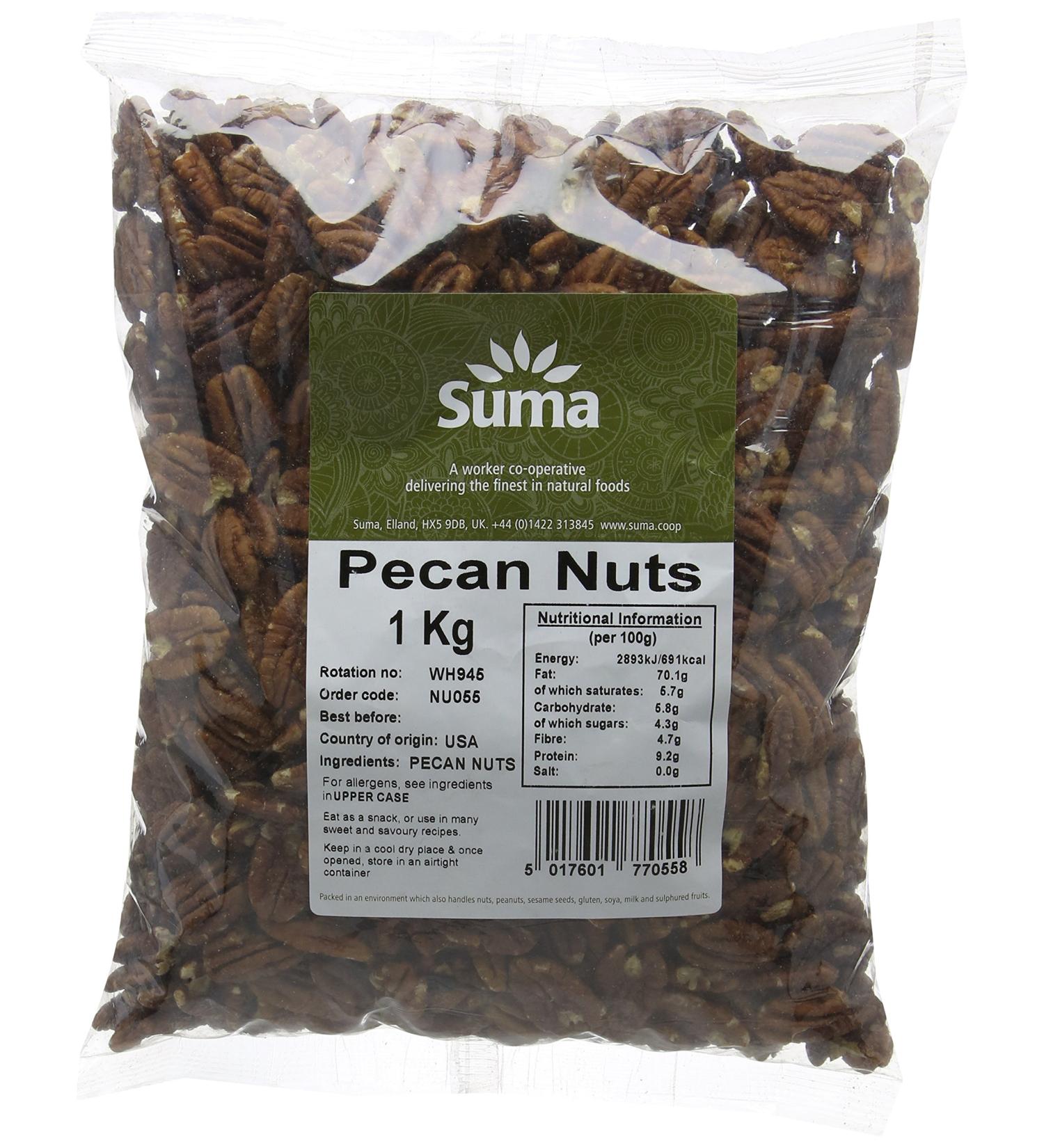 Suma Pecan Nuts 1 kg - Buy Online on GoSupps.com