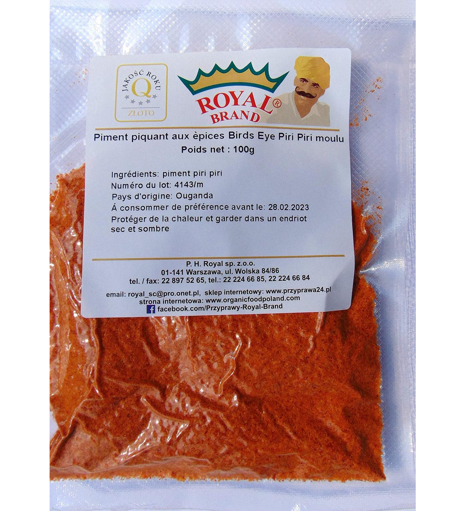 Birds Eye Ground Hot Peppers Piri Piri Pili Pili 100g