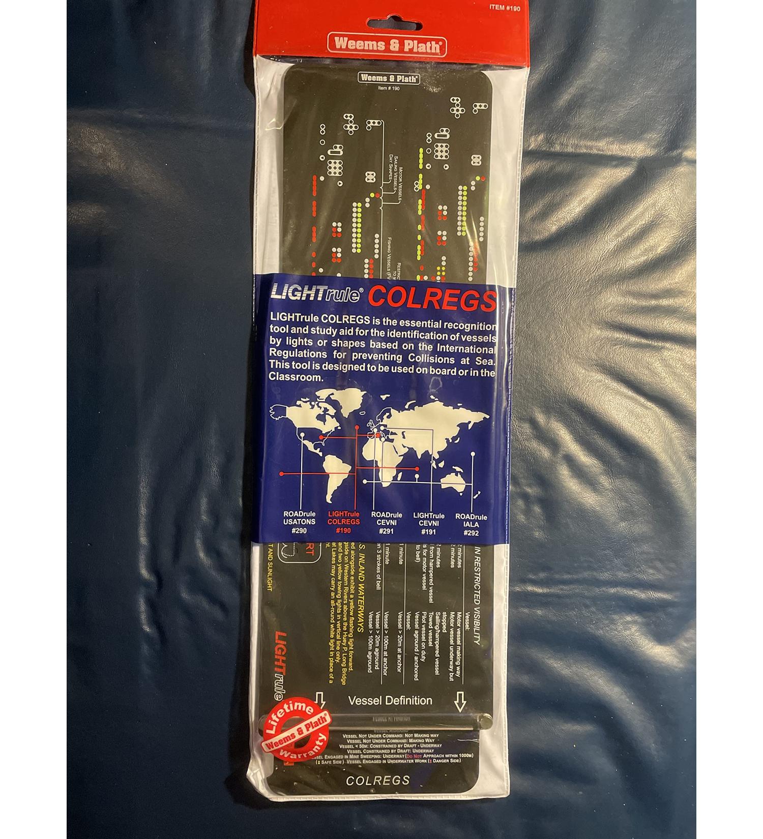 Weems & Plath Marine Navigation LIGHTrule: Lights, Shapes & Maneuvering Signals Key for COLREGS in U.S. Waters - Buy Online on GoSupps.com
