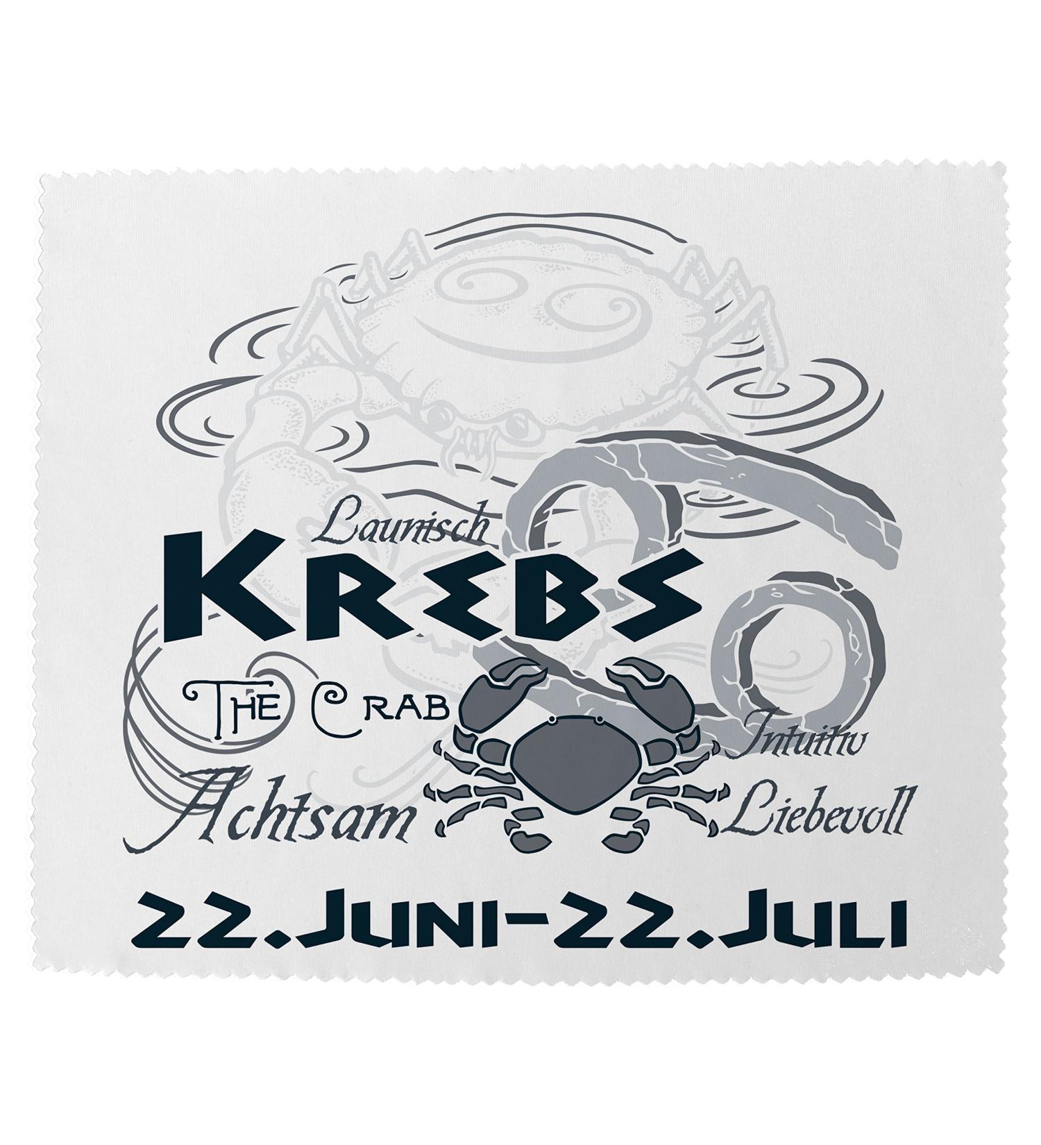 Zodiac Sign Cancer Glasses Cleaning Cloth 15x18 cm - Premium Cleaning Cloth for Eyeglasses & Screens - International Shipping Available - Buy Online on GoSupps.com