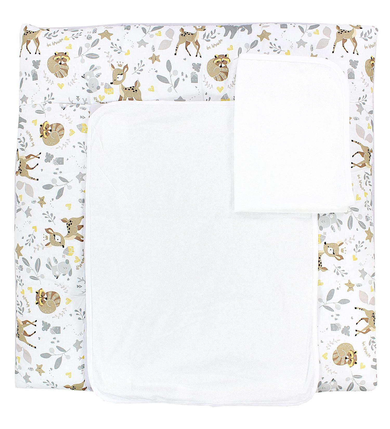 TupTam Changing Mat with 2 Terry Cloth Covers - Wild Animals Design 65 x 75 cm | Model MAR02579 - International Shipping Available - Buy Online on GoSupps.com