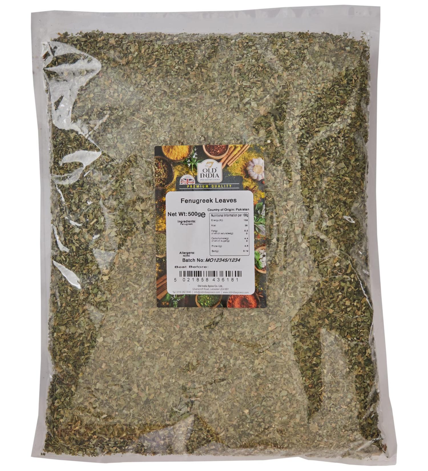 Old India Fenugreek Leaves 500g - Premium Quality, Pack of 1 - Buy Online on GoSupps.com