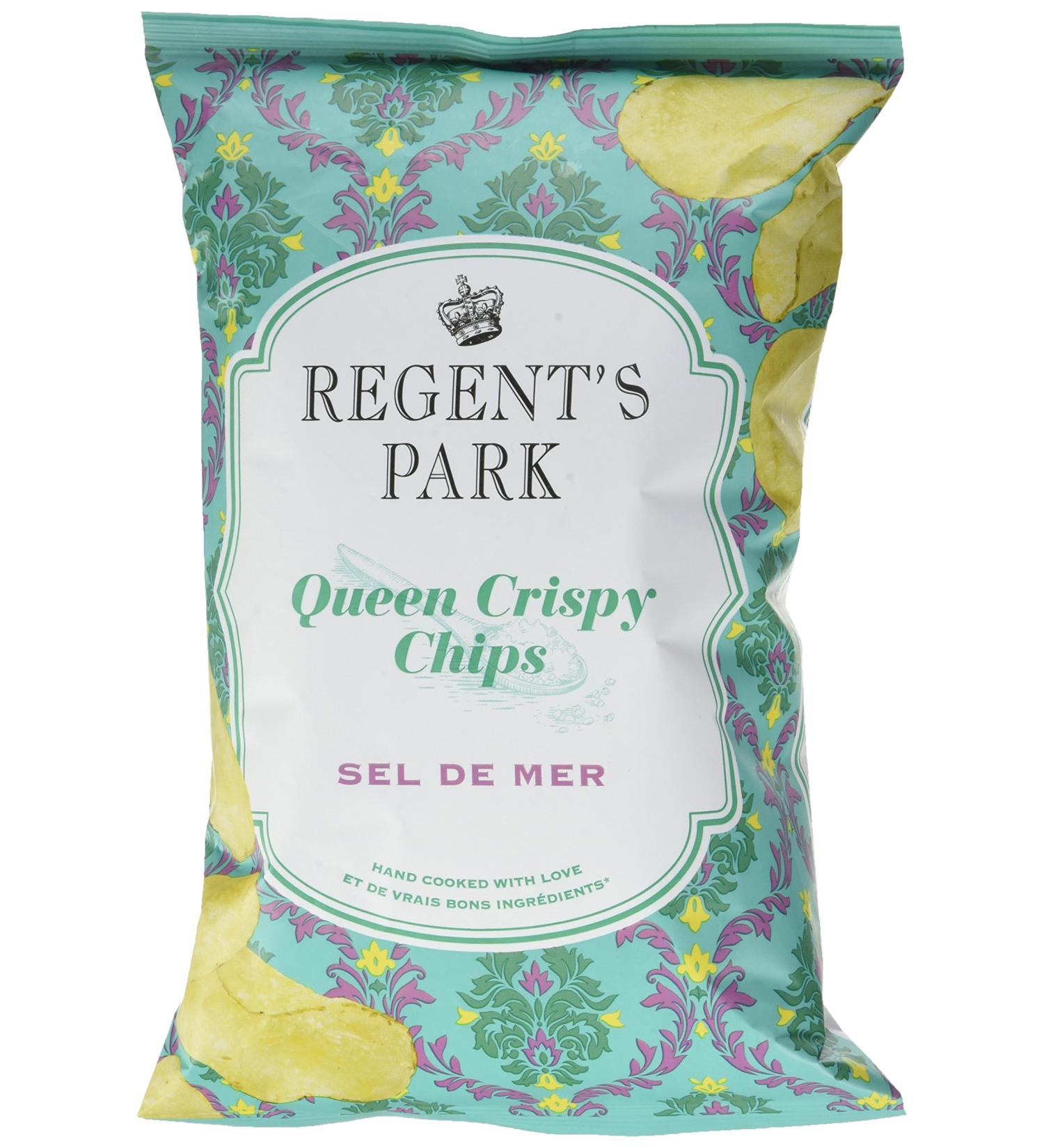 REGENT'S PARK Queen Crispy Chips with Sea Salt 150 g - Lot of 8 - Buy Online on GoSupps.com