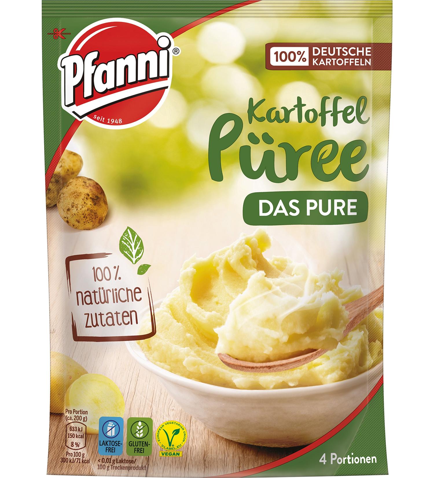 Pfanni Puree 100% Natural - Creamy Instant Potato Puree (128g) | Buy Internationally - Buy Online on GoSupps.com