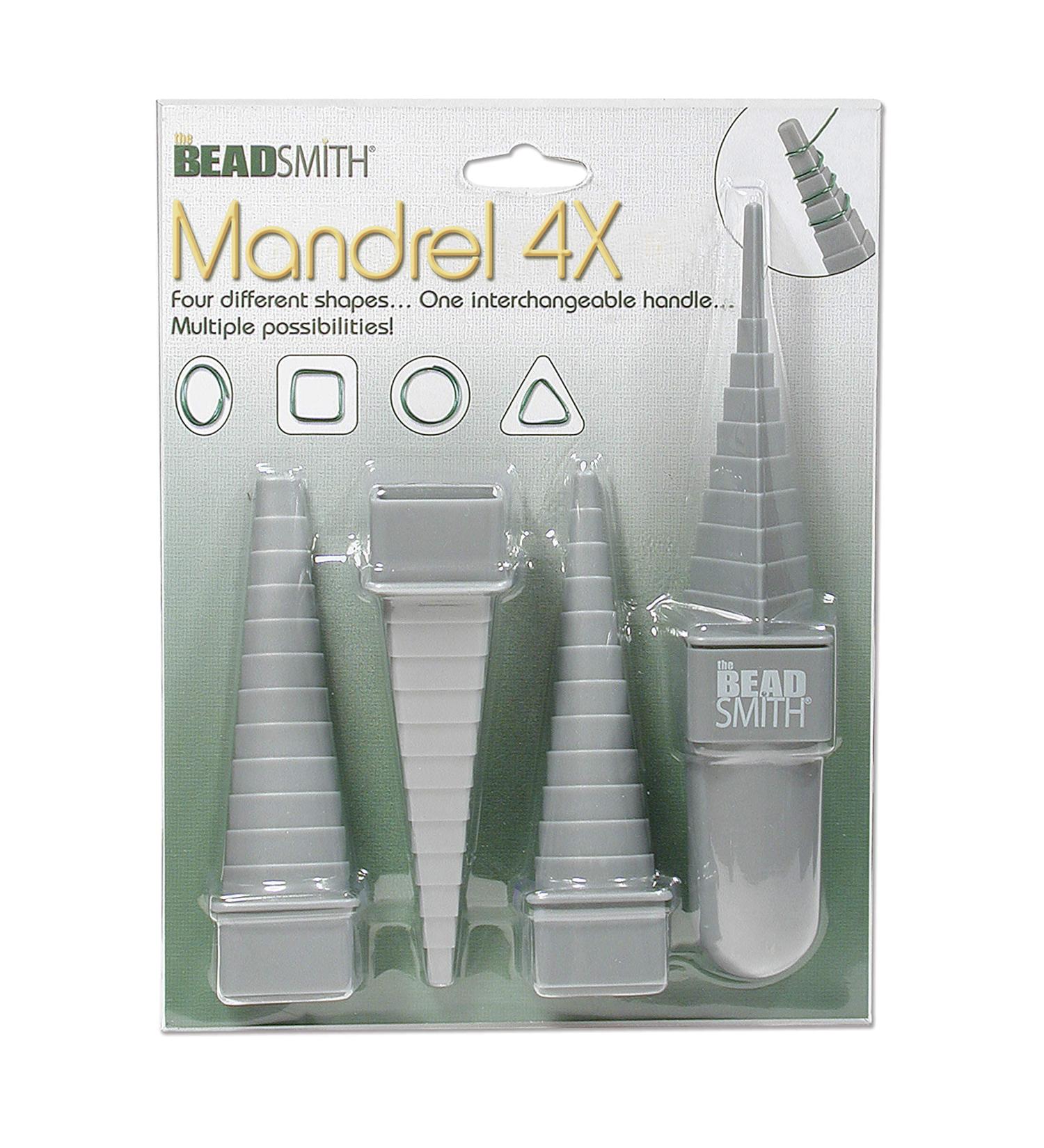 Beading Mandrel 4X Wire Wrapping Set with Oval, Square, Round & Triangle Shapes - Metal Jewelry Forming Tool - Buy Online on GoSupps.com