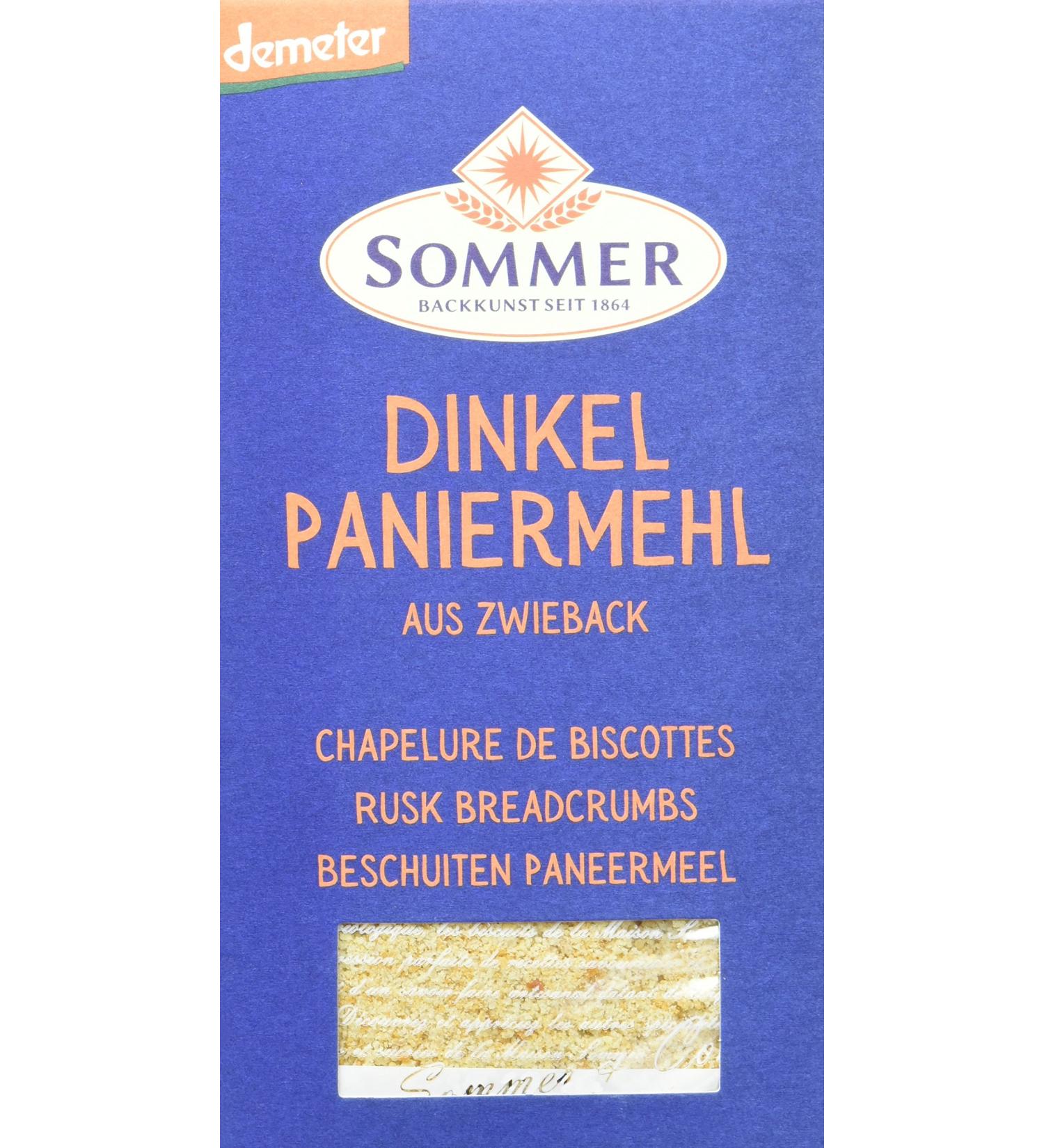 Vegan Summer Spelt Breadcrumbs - Demeter Certified Pack of 6 (6 x 300g) - International Shipping Available - Buy Online on GoSupps.com