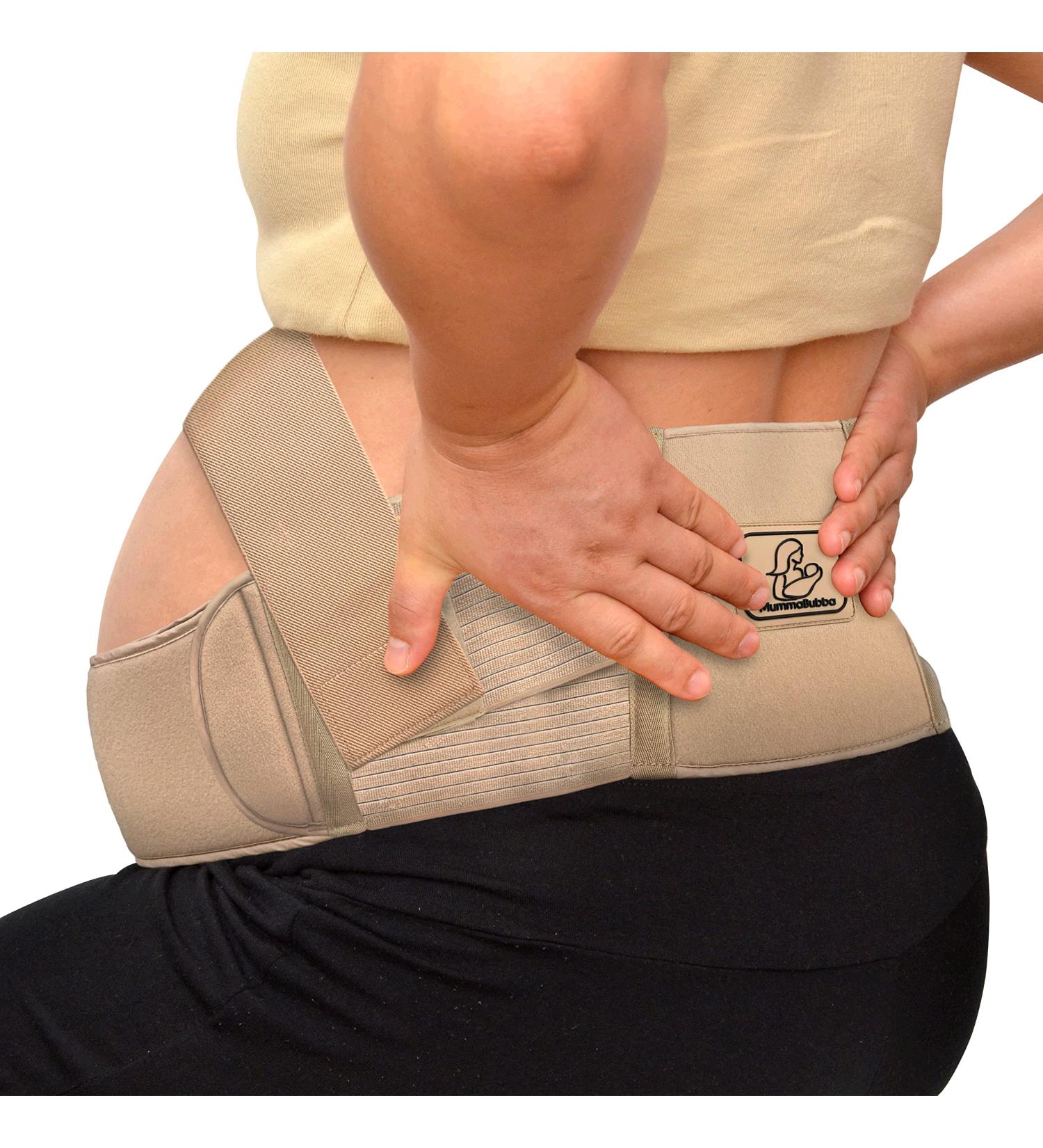 MummaBubba Maternity Support Belt | Pregnancy Belly Band for Postpartum Recovery | Relieve Back, Hip & Pelvic Pain - Buy Online on GoSupps.com
