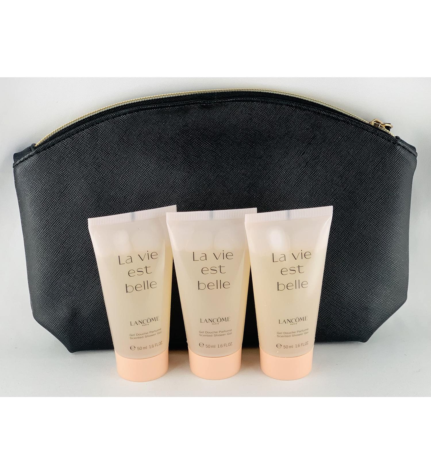 Explosive-line Lanc me La Vie Est Belle Set 3 x 50ml Shower Gel + Travel Bag