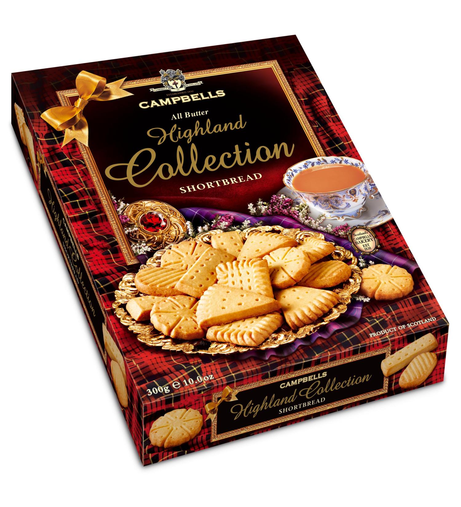 Campbell's Shortbread - 300g Highland Collection Carton