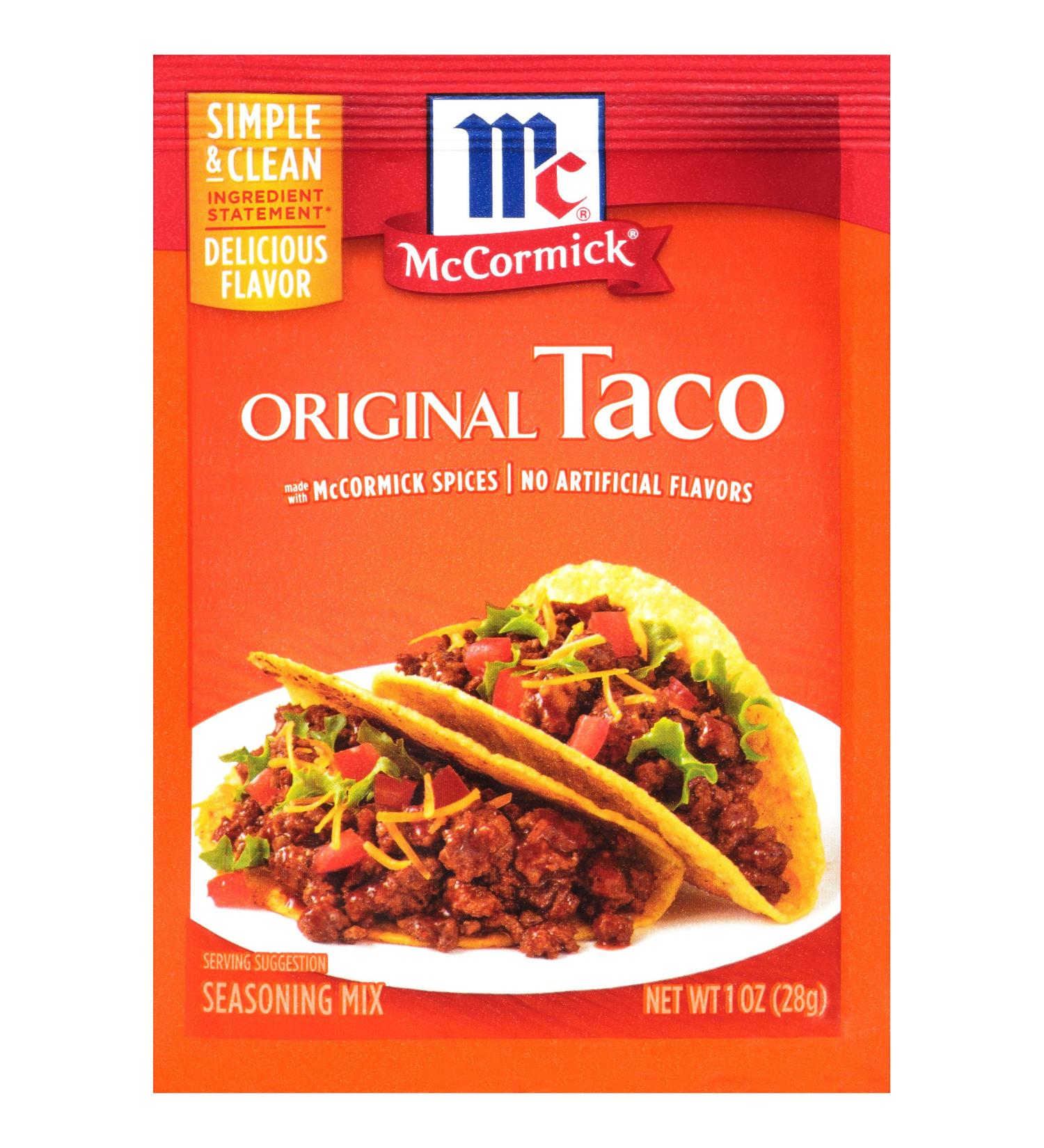 Buy McCormick Original Taco Seasoning Mix - 1 oz (28 g) | Perfect for Tacos & Recipes - Buy Online on GoSupps.com