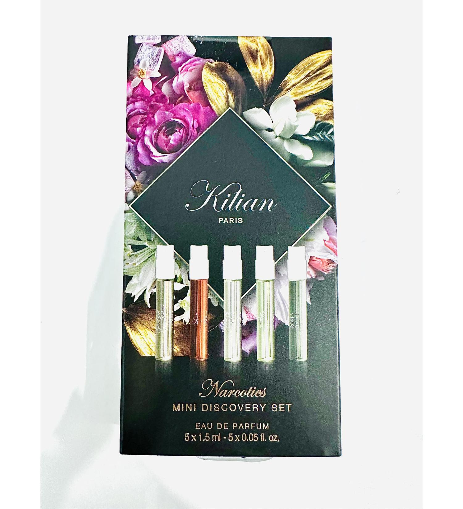 Kilian narcotics mini discovery set 5 different parfum sample set 5 x 1.5 ml - 5 x 0.05 fl oz. good girl gone bad love dont be shy rolling in love voulez roses on ice - Buy Online on GoSupps.com