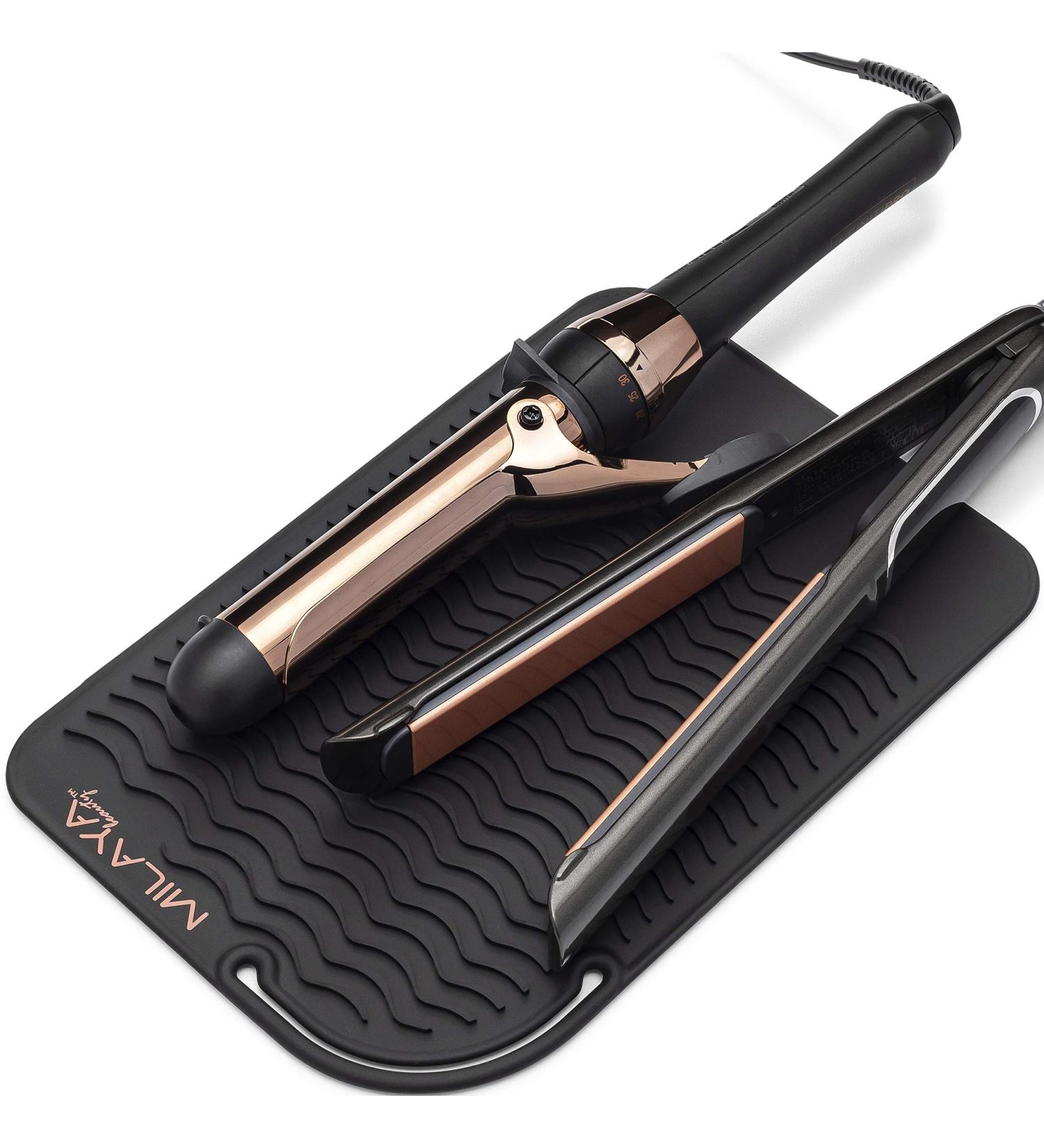 Milaya Beauty Large Silicone Styling Station Mat - Heat Resistant for Hair Irons, Curling Irons & Straighteners | Perfect for Hair Tools, Salon Stylists & Home Use - Buy Online on GoSupps.com