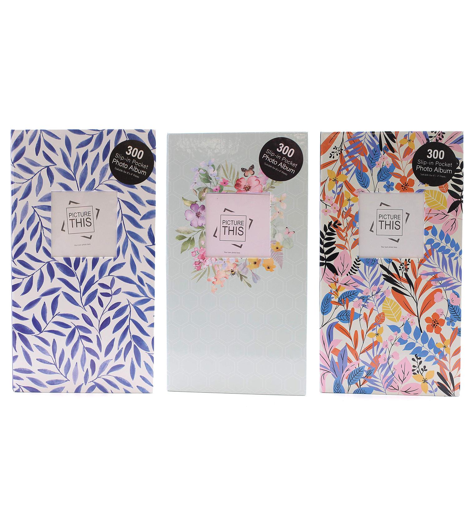 Designer Photo Album with 300 Slip-in Pockets for 4x6 Photos - Buy Online on GoSupps.com