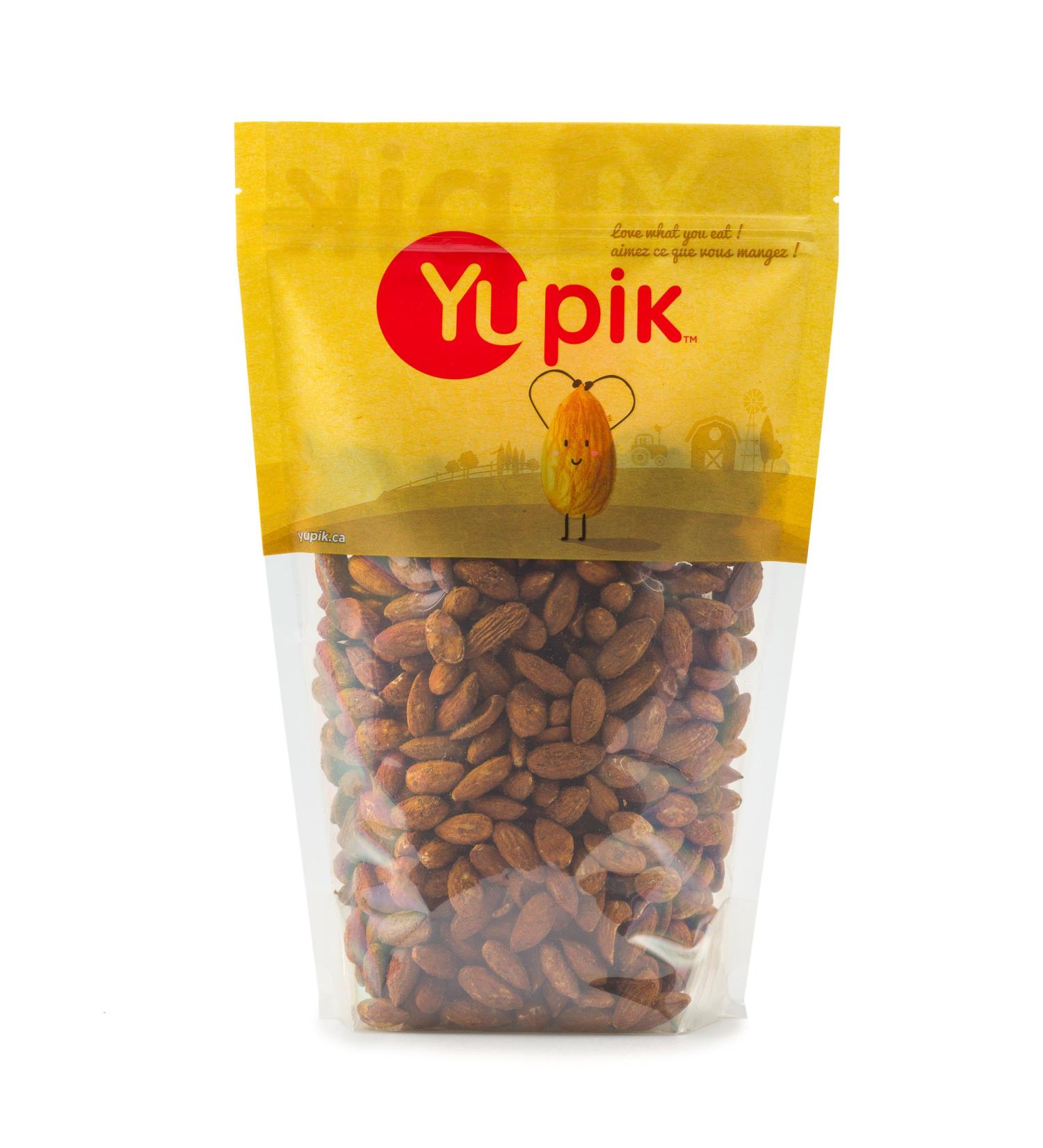 Yupik Smoked Almonds 1 kg Kosher Vegan Roasted Salted Whole Almonds Seasoned Nuts Smoky Flavor High in Fiber Crunchy Savory Snacks 1 kg (Pack of 1) - Buy Online on GoSupps.com
