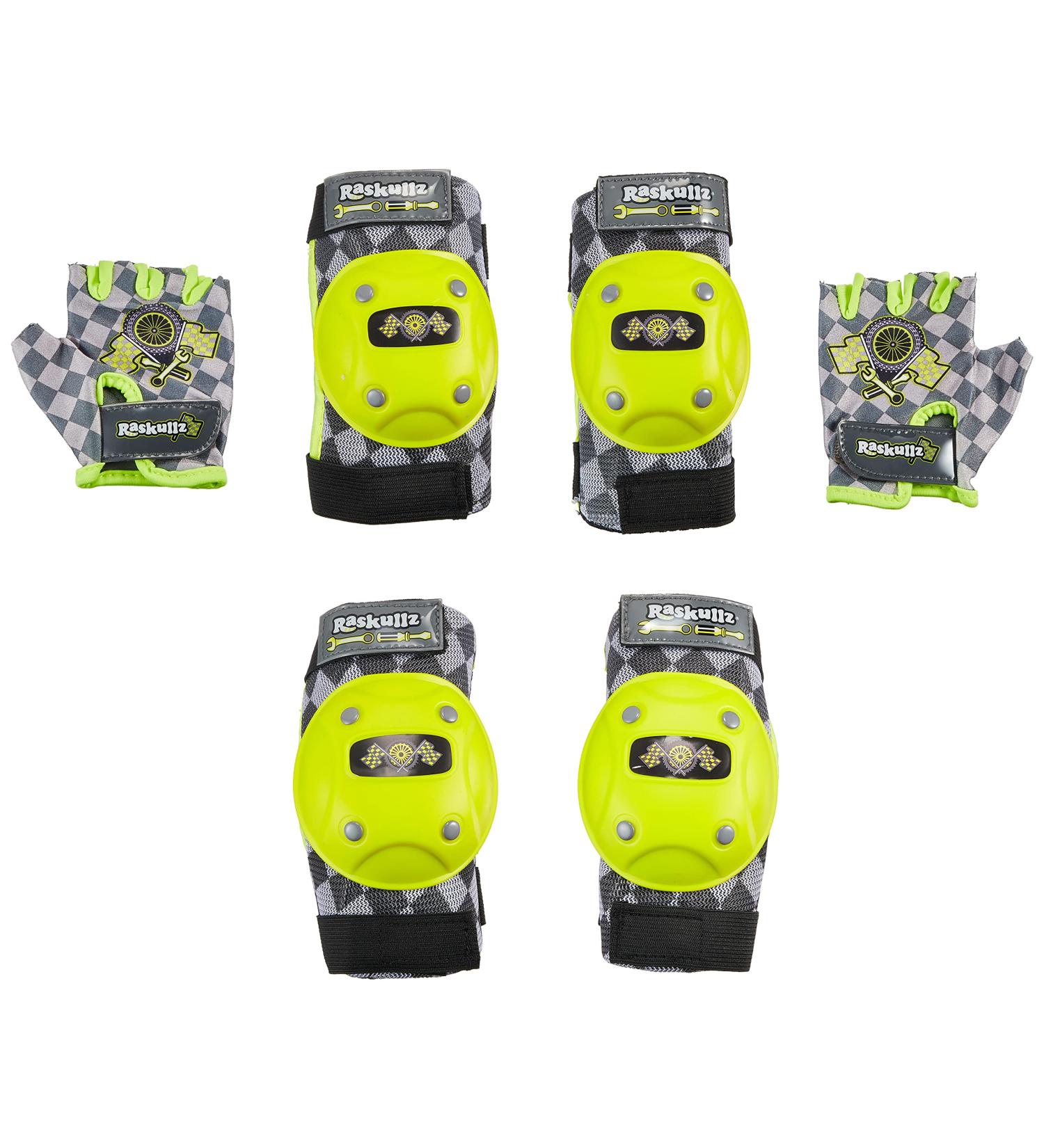 Raskullz Kids Bike Accessories, Riderz Pad & Glove Set