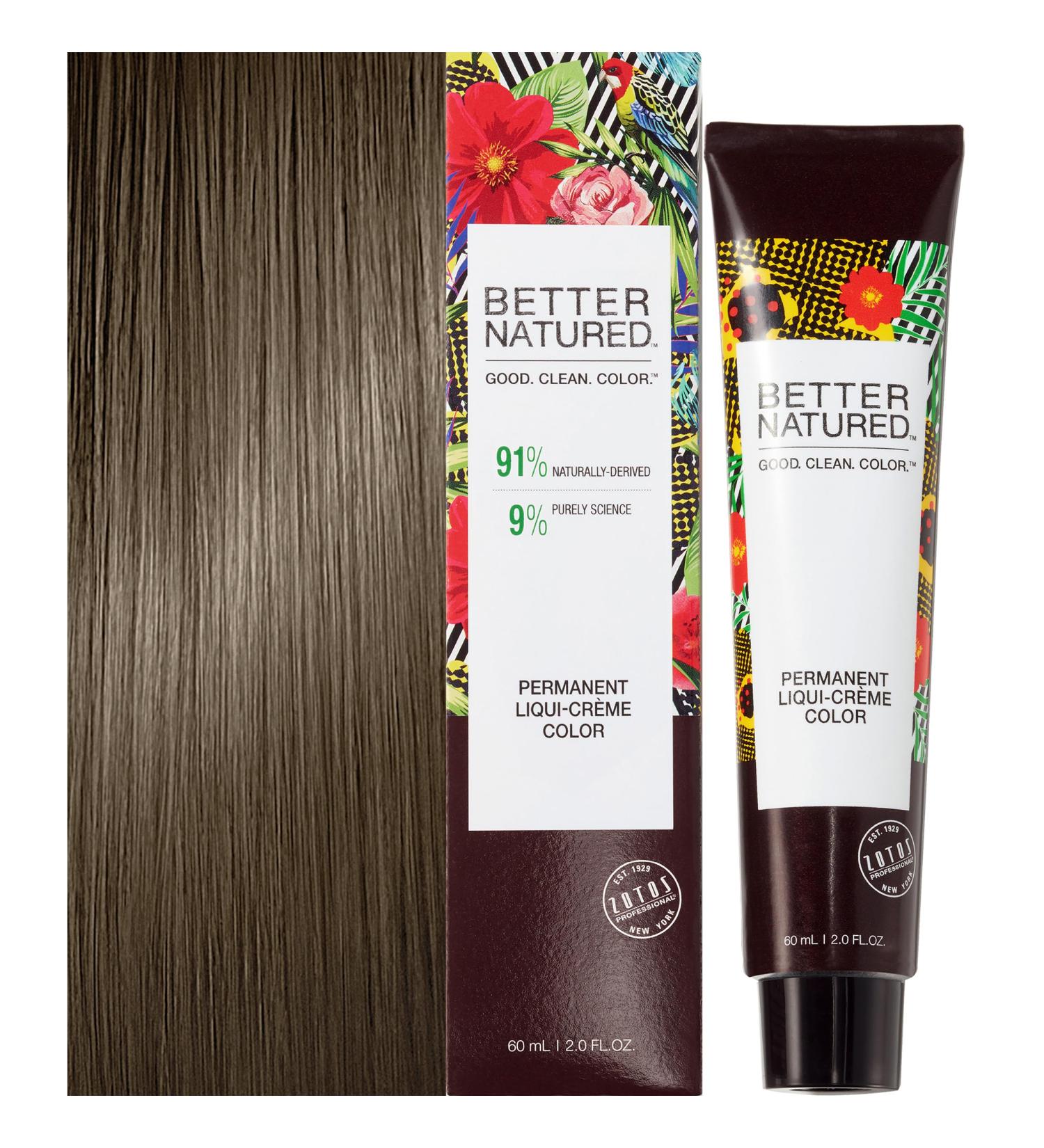 Permanent 7A Medium Ash Blonde Hair Color Dye | Vegan Naturally-Derived 100% Gray Coverage - Lasts 8 Weeks - Buy Online on GoSupps.com