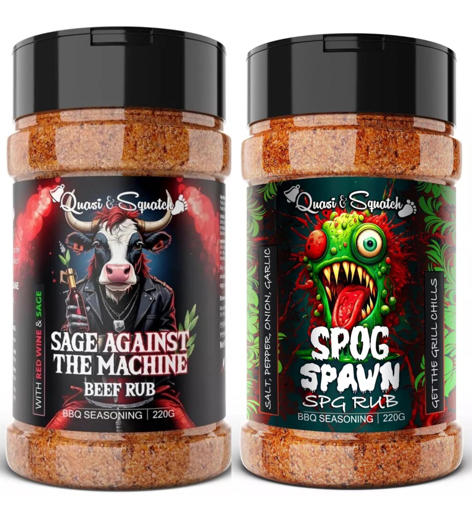 Quasi & Squatch Quasi & Squatch 2 x 440 g Sauge Bottle for BBQ - Buy Online on GoSupps.com