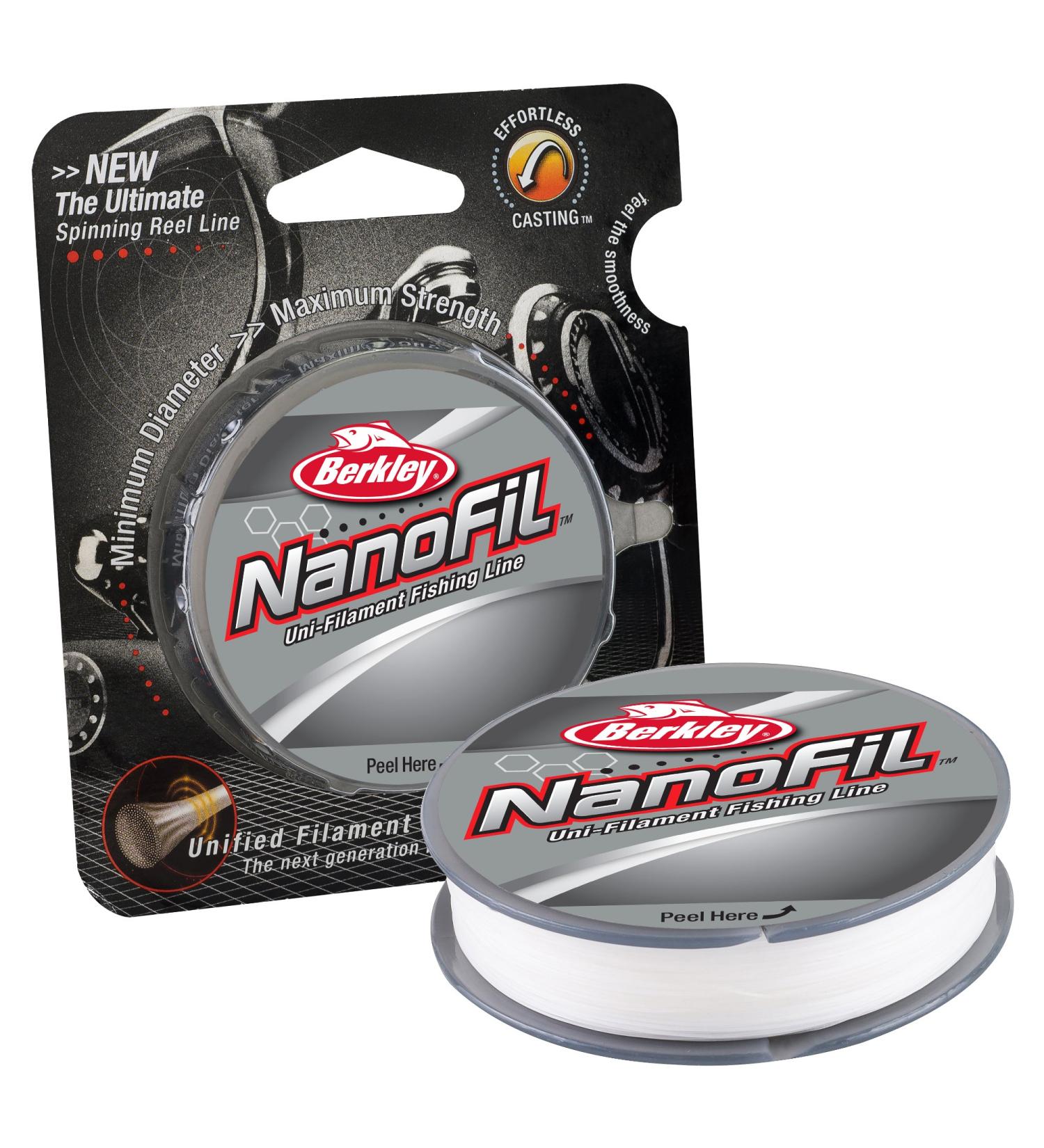 Berkley NanoFil Fishing Line 150 Yards | Clear Mist | 17lb Strength - Buy Online on GoSupps.com